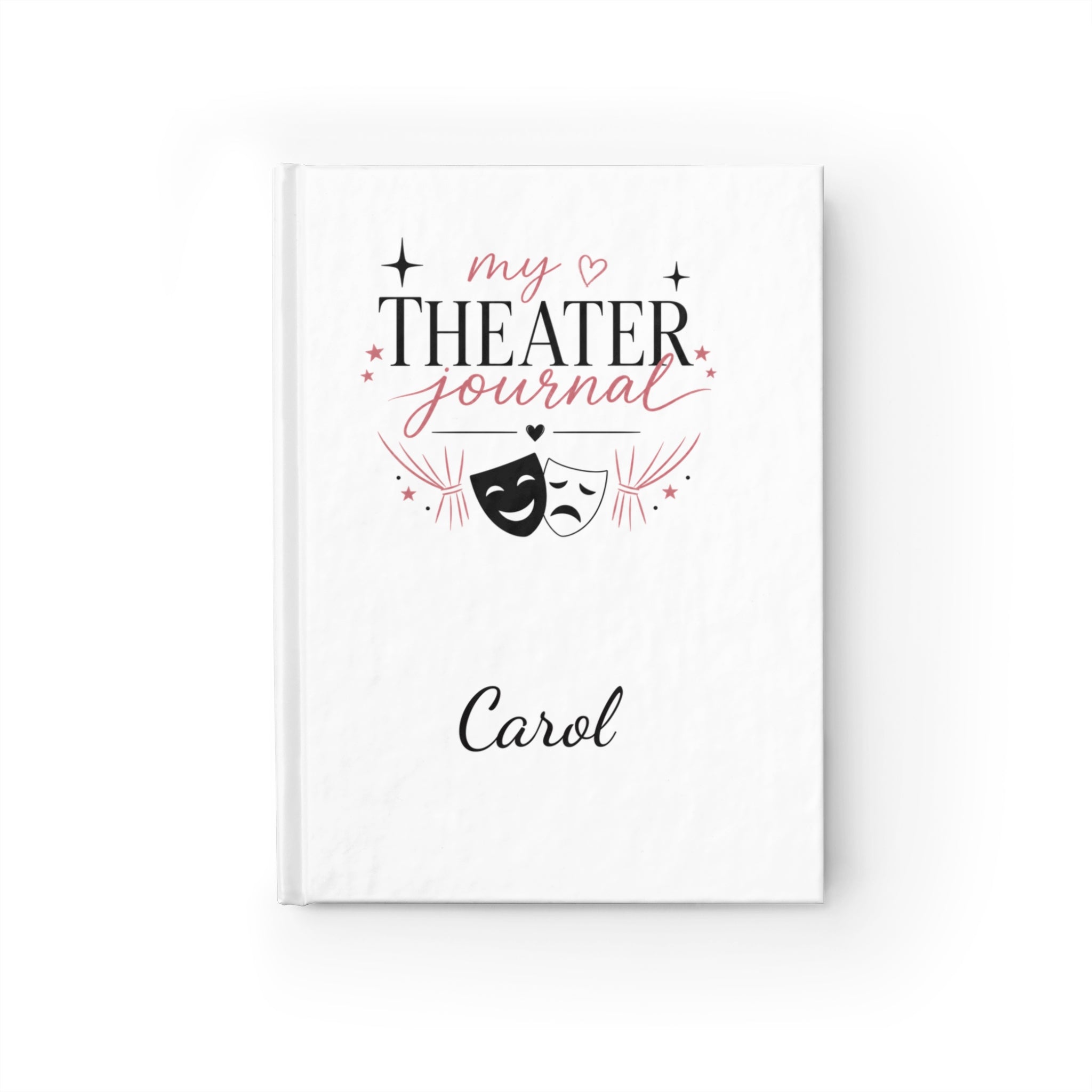 My Theater Journal – Personalized Memory Book for Actors, Performers & Broadway Fans
