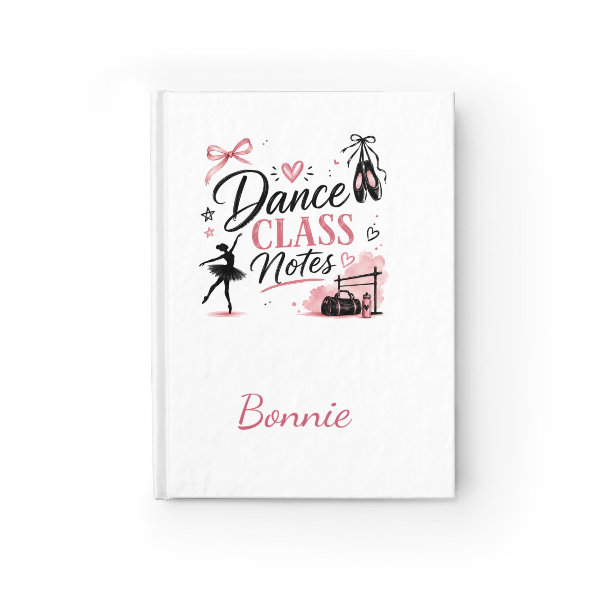 Dance Class Notes Journal – Personalized Notebook for Dancers & Dance Students