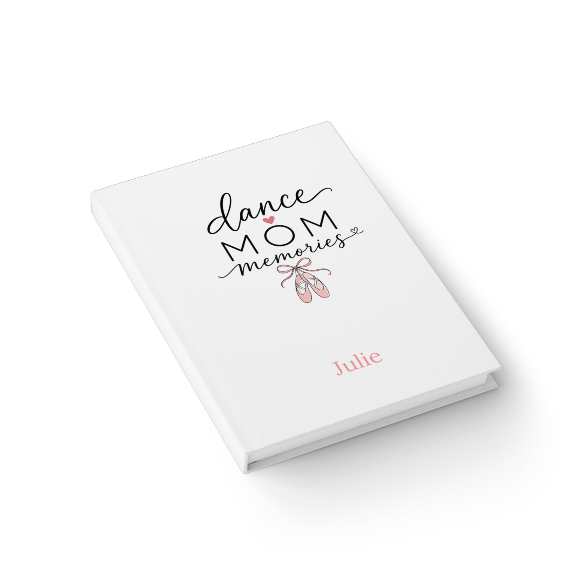 Dance Mom Memories Journal – A Keepsake for Every Recital, Competition & Performance, Personalized