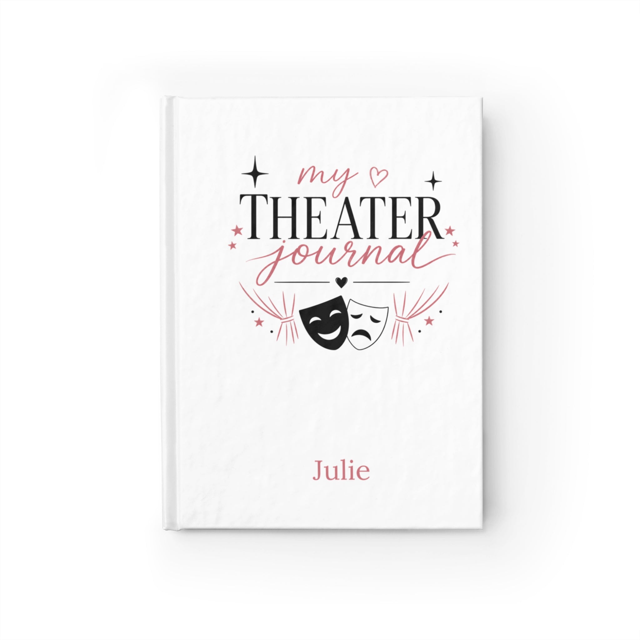 My Theater Journal – Personalized Memory Book for Actors, Performers & Broadway Fans