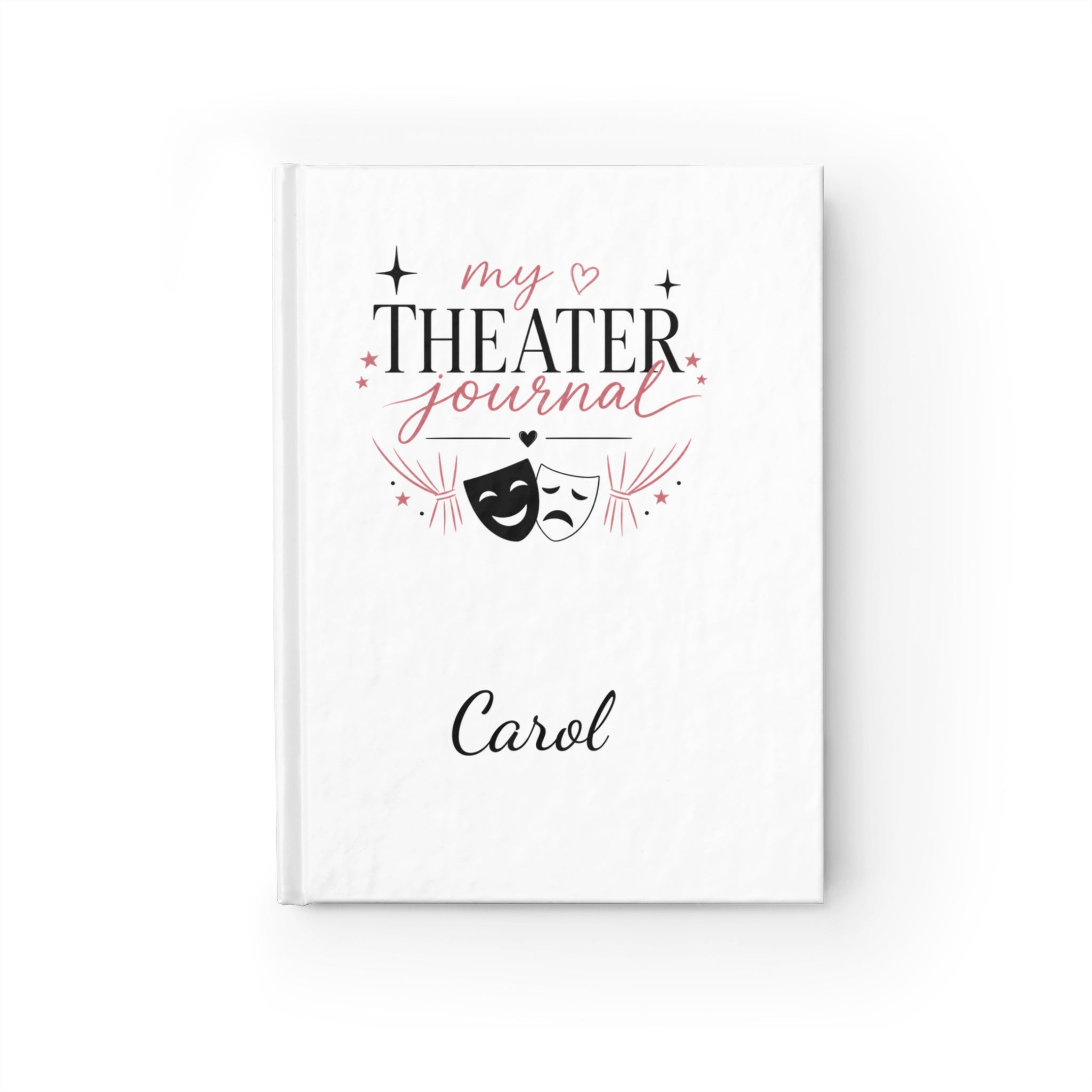 My Theater Journal – Personalized Memory Book for Actors, Performers & Broadway Fans