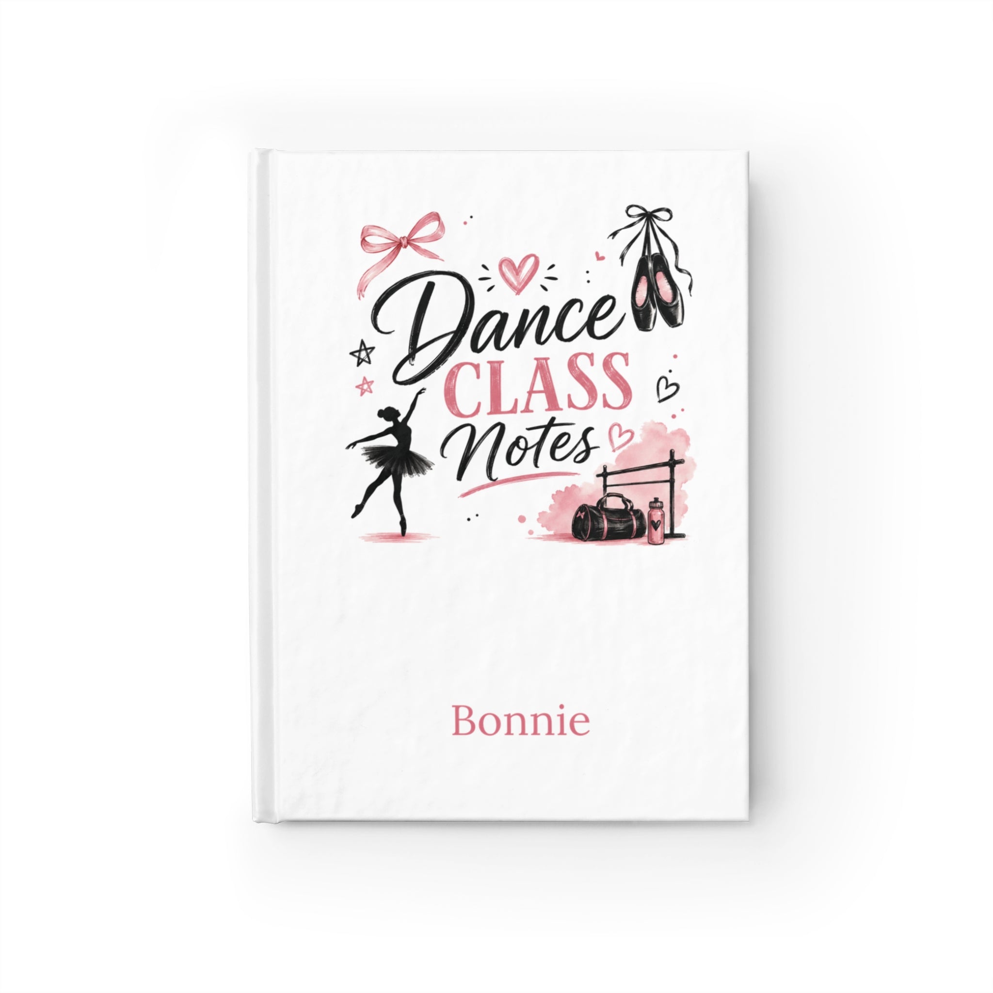 Dance Class Notes Journal – Personalized Notebook for Dancers & Dance Students