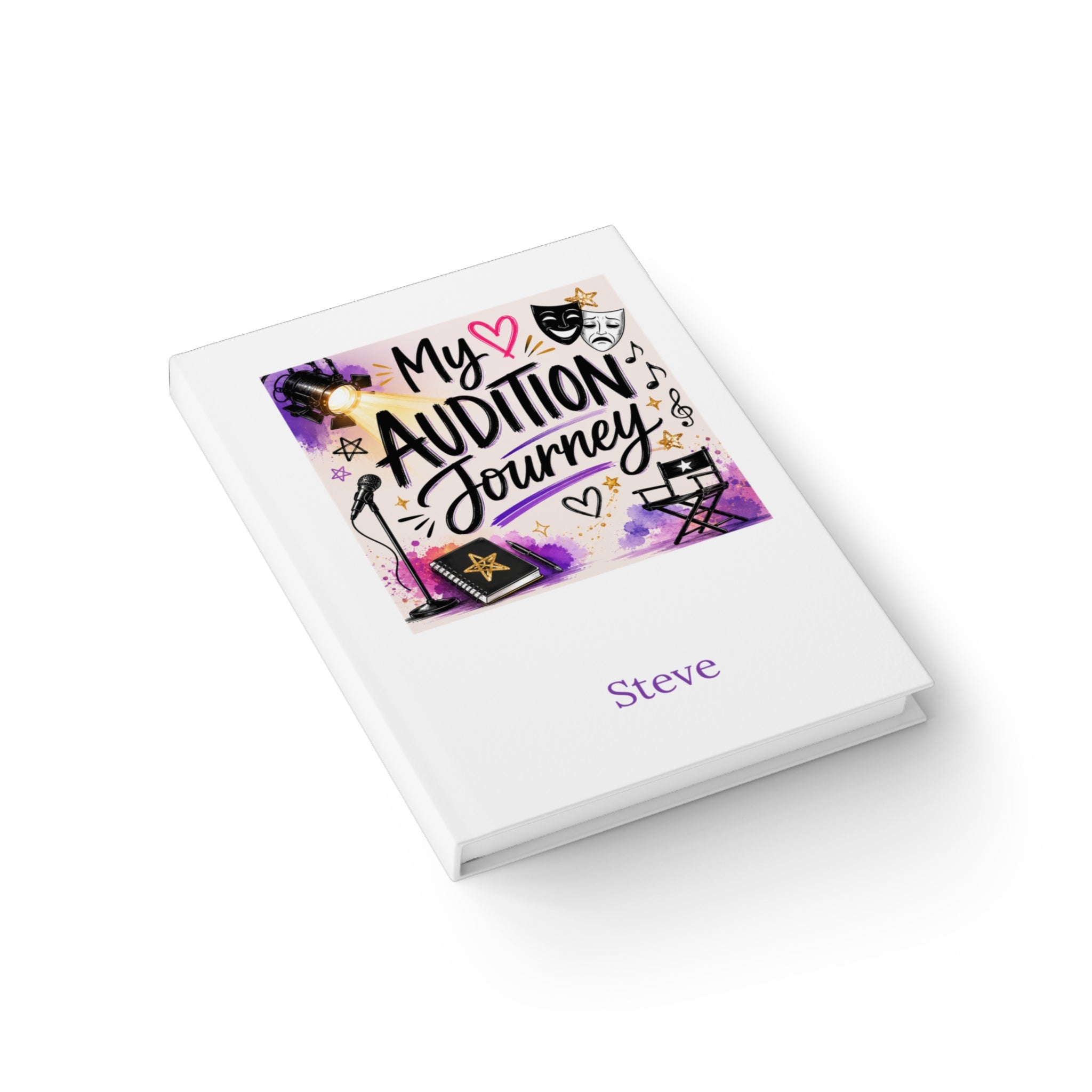 My Audition Journey Journal – Personalized Audition Log & Theater Memory Book