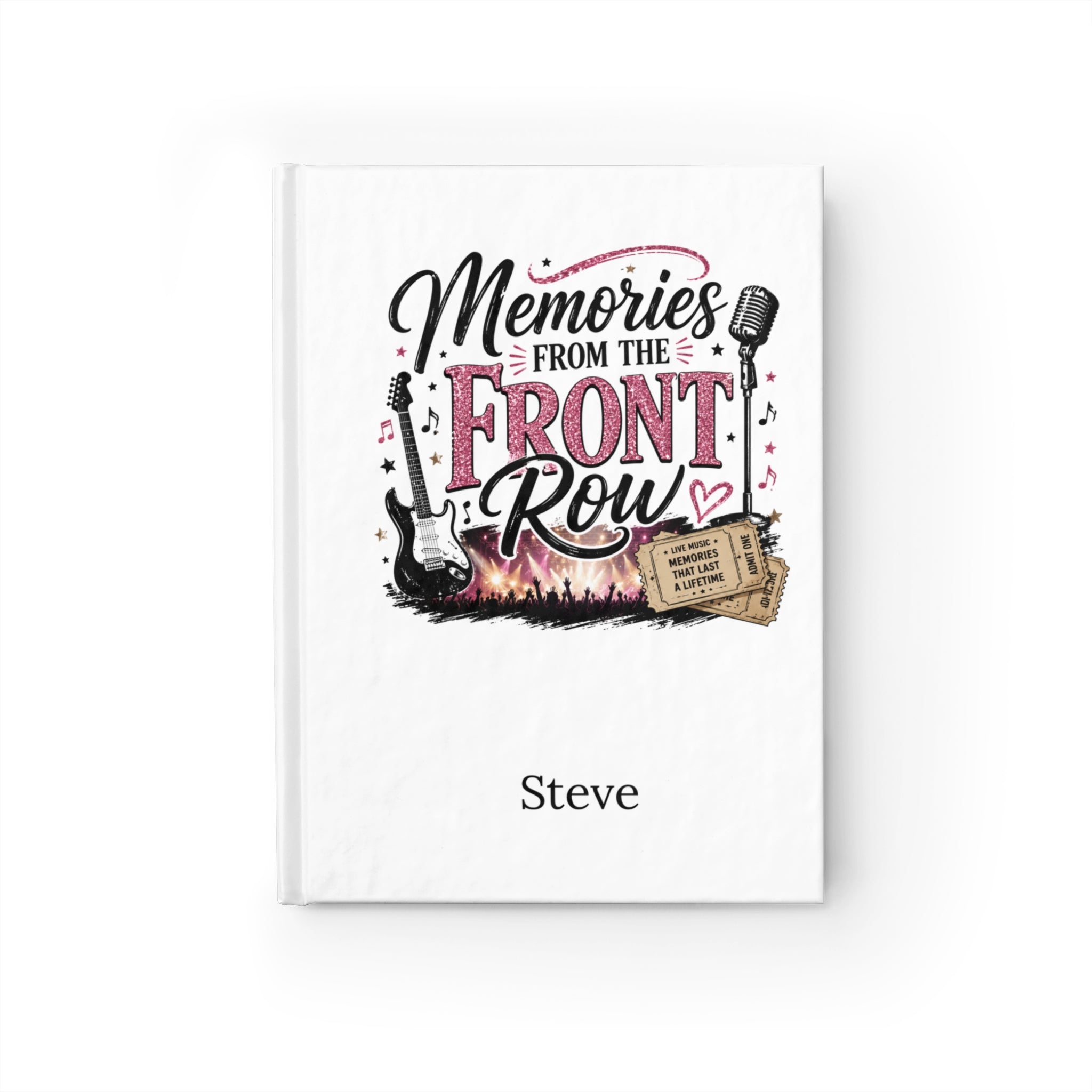 Memories from the Front Row Concert Journal – Live Music Memory Book for Concert Lovers