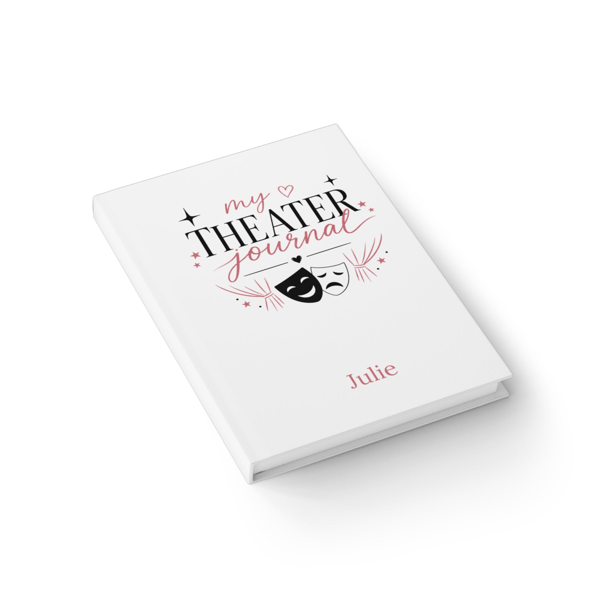 My Theater Journal – Personalized Memory Book for Actors, Performers & Broadway Fans
