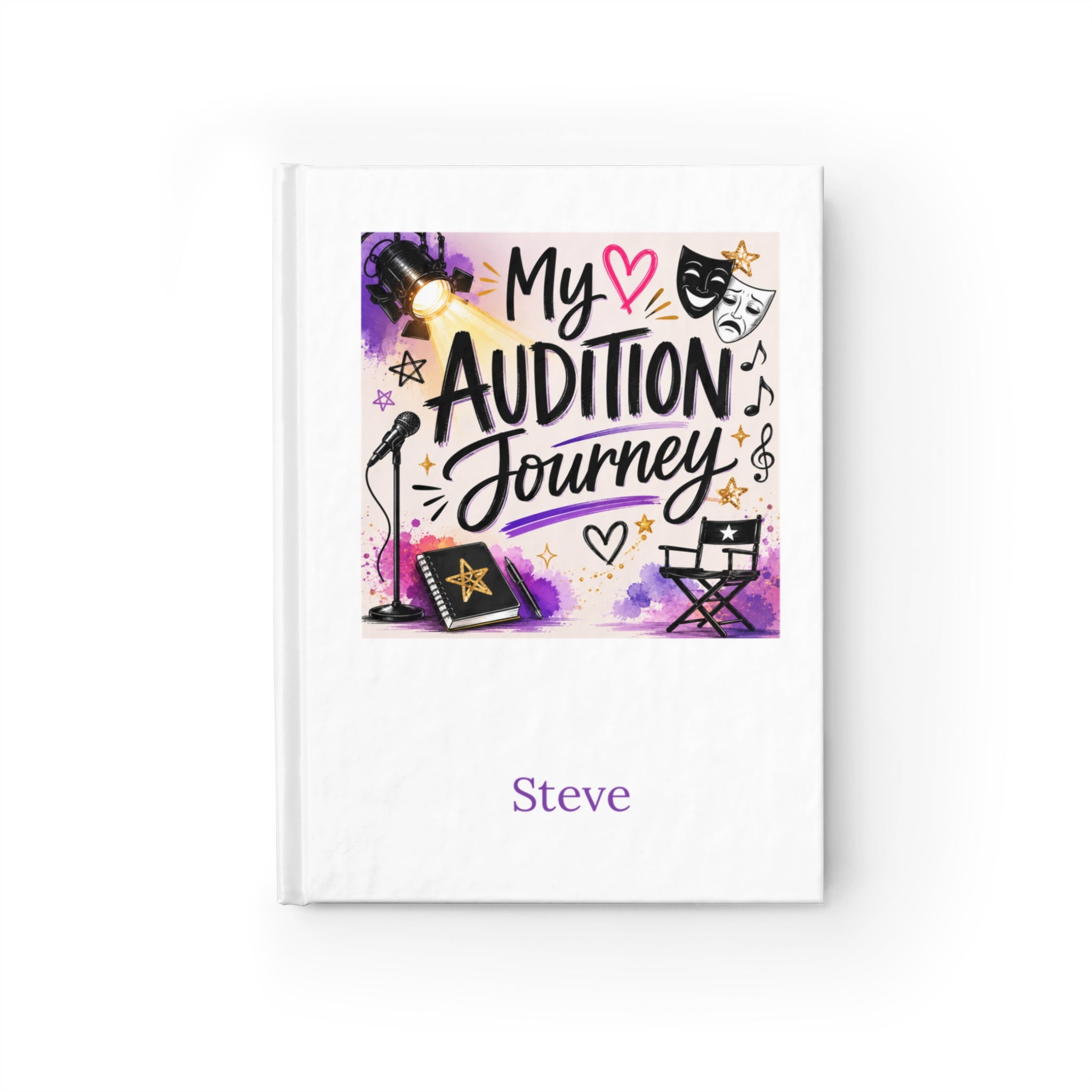My Audition Journey Journal – Personalized Audition Log & Theater Memory Book