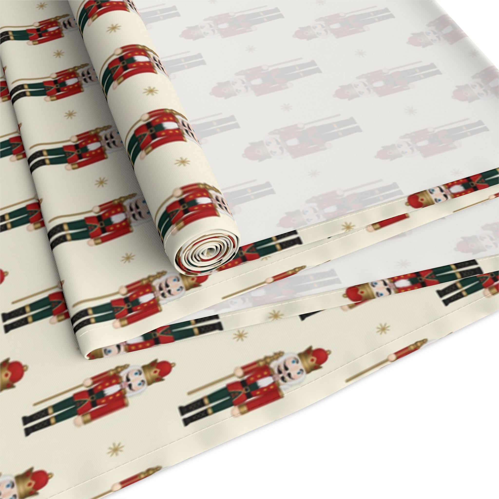 Nutcracker Christmas Table Decor Set, Placemats, Napkins & Table Runner, Holiday Table Setting, One-Sided Print