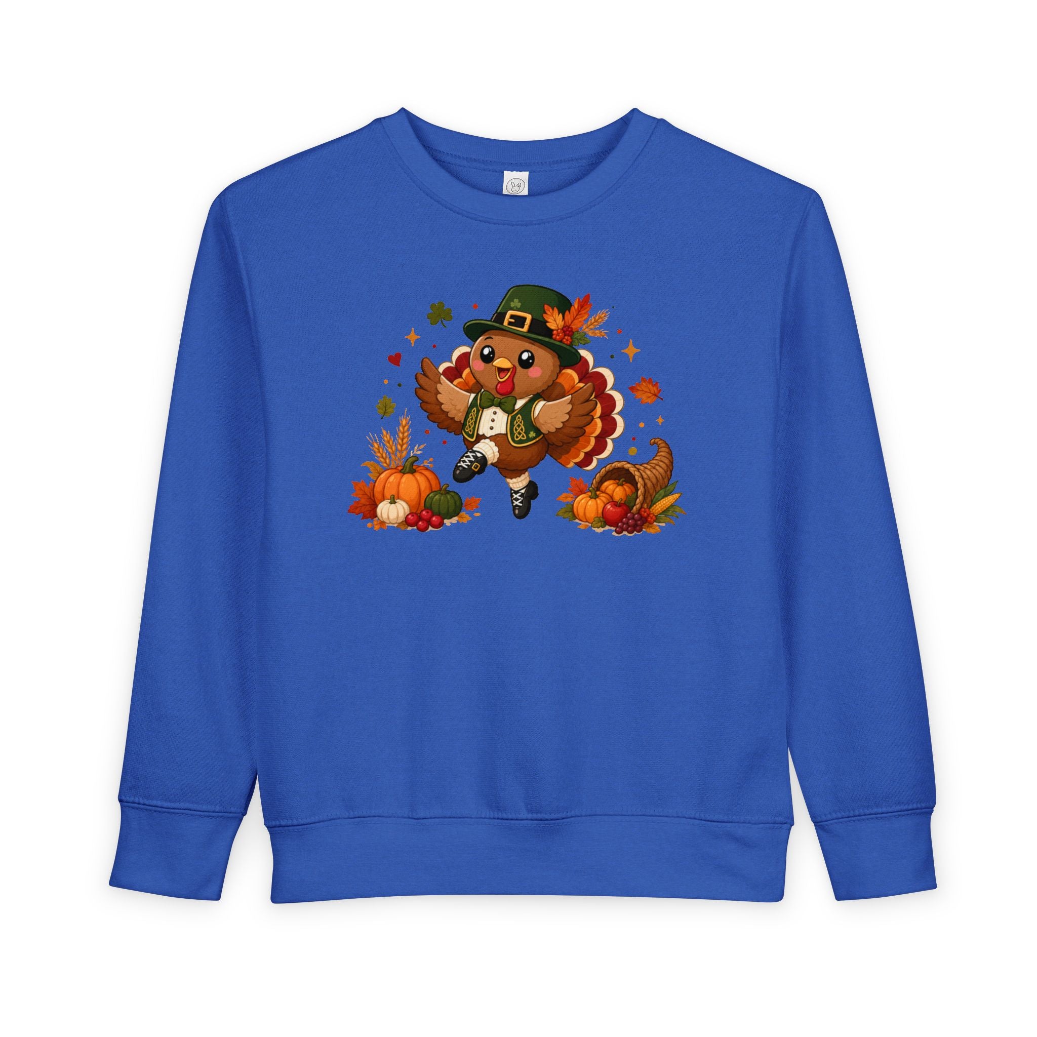 Toddler Irish Dancer Thanksgiving Sweatshirt, Dancing Turkey Crewneck, Fall Irish Dance Gift, Thanksgiving Sweater