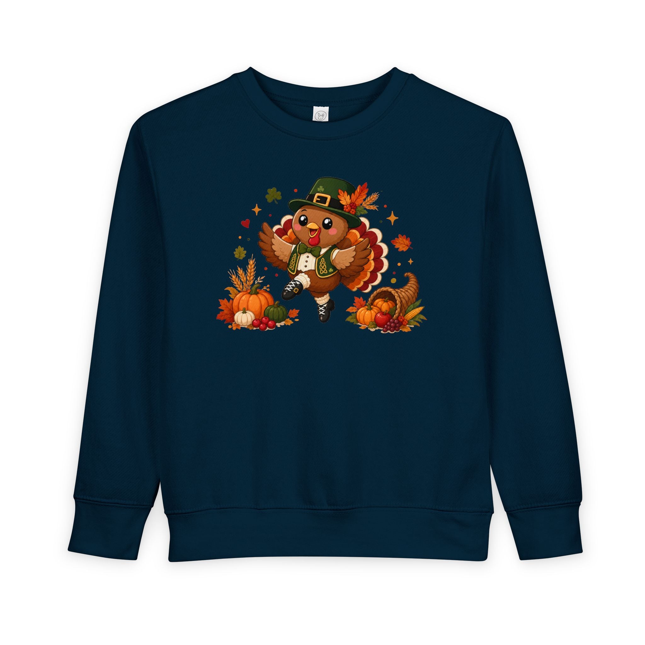 Toddler Irish Dancer Thanksgiving Sweatshirt, Dancing Turkey Crewneck, Fall Irish Dance Gift, Thanksgiving Sweater