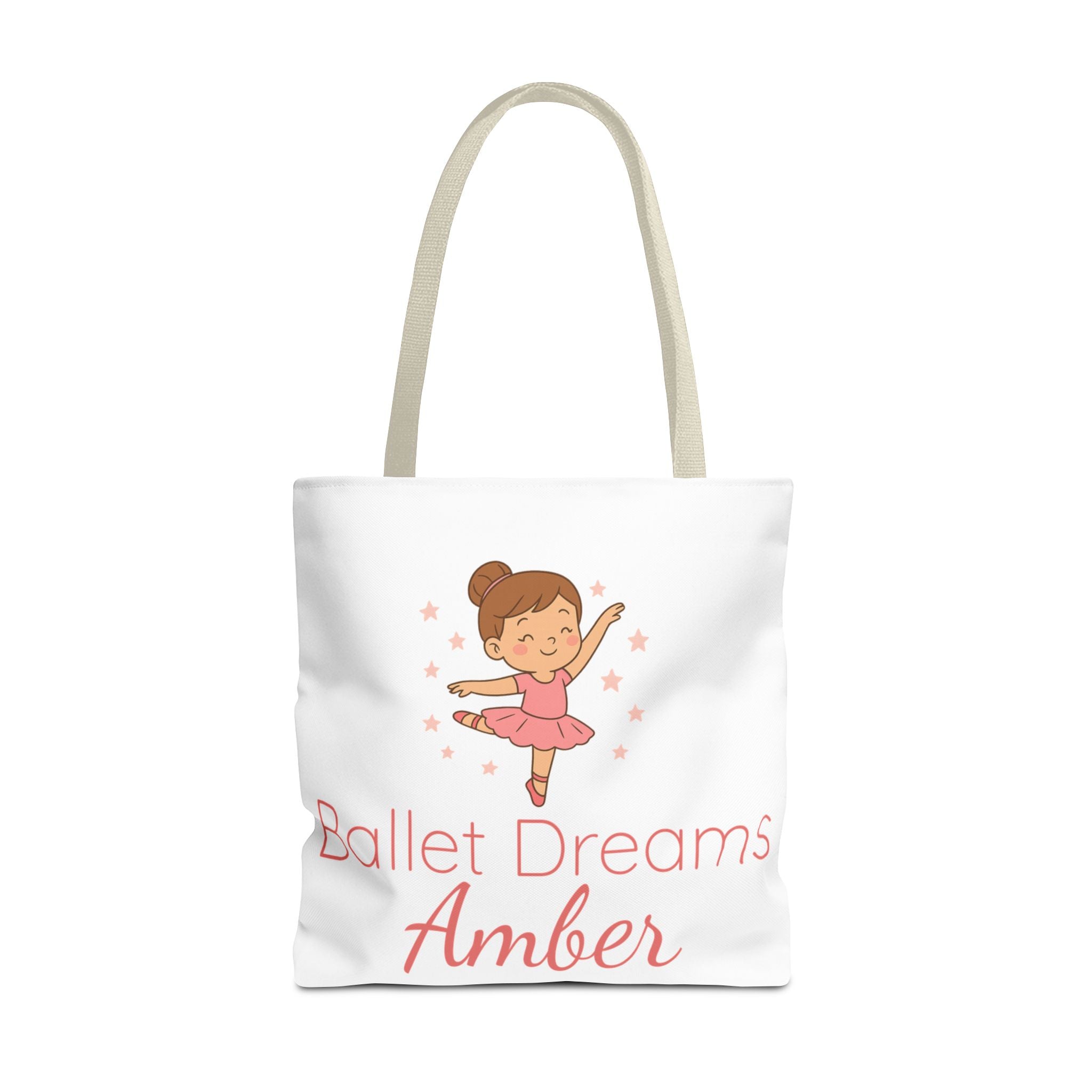 Personalized Ballet Dreams Tote Bag for Kids | Custom Name Ballerina Gift | Ballet Dancer Bag | Recital or Dance Class Tote