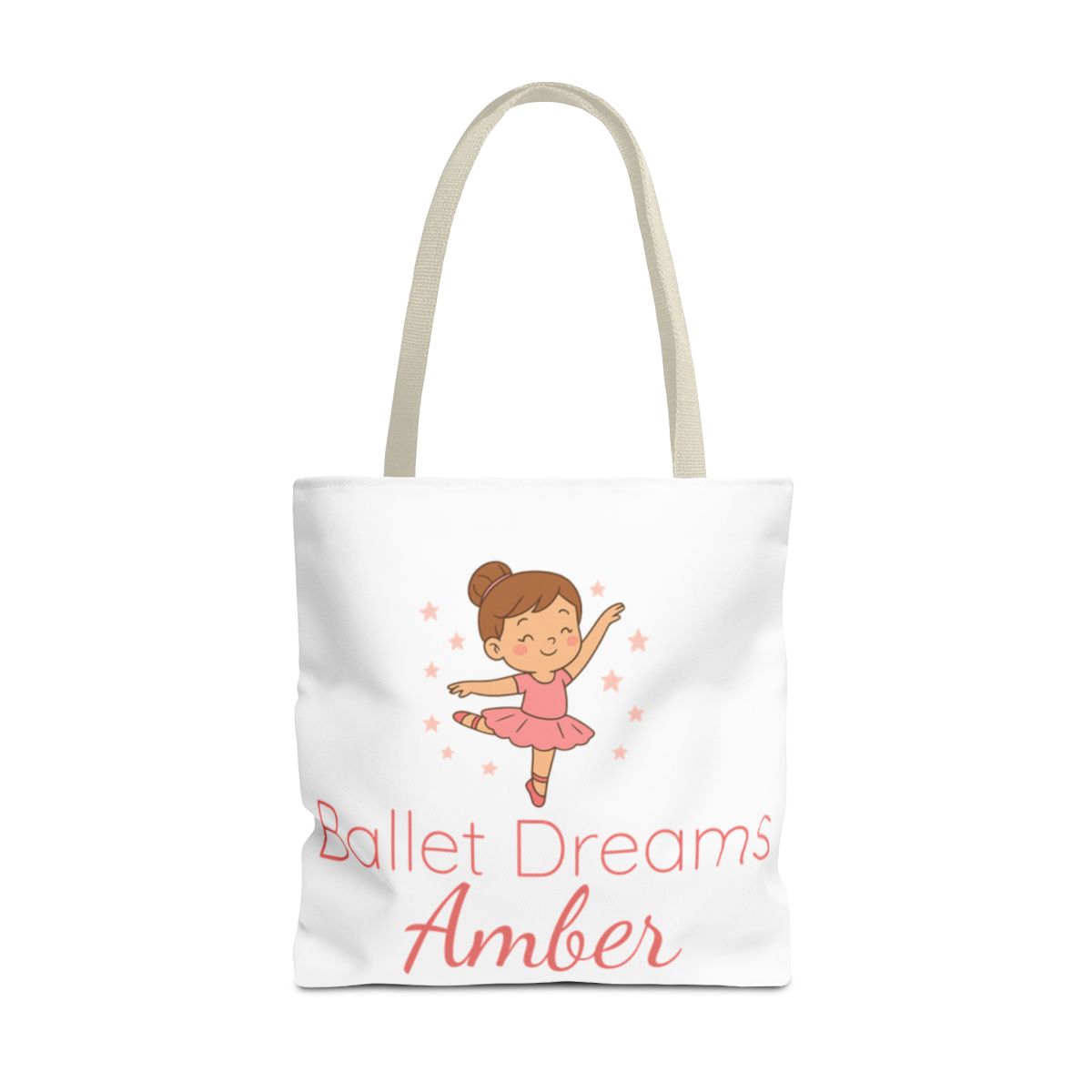 Personalized Ballet Dreams Tote Bag for Kids | Custom Name Ballerina Gift | Ballet Dancer Bag | Recital or Dance Class Tote