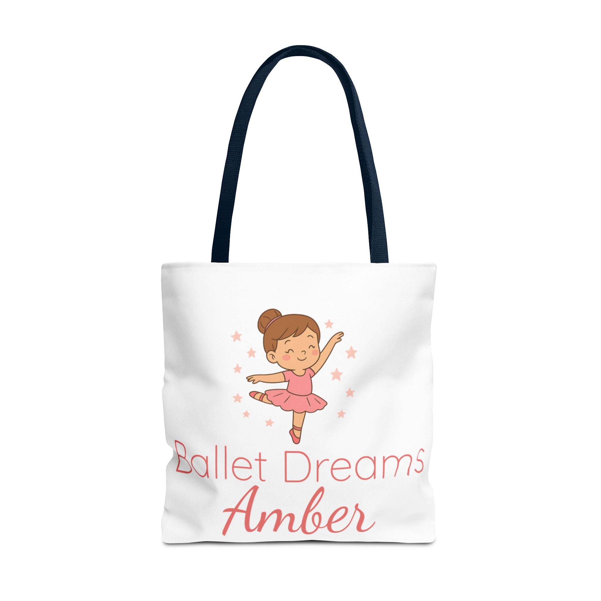 Personalized Ballet Dreams Tote Bag for Kids | Custom Name Ballerina Gift | Ballet Dancer Bag | Recital or Dance Class Tote