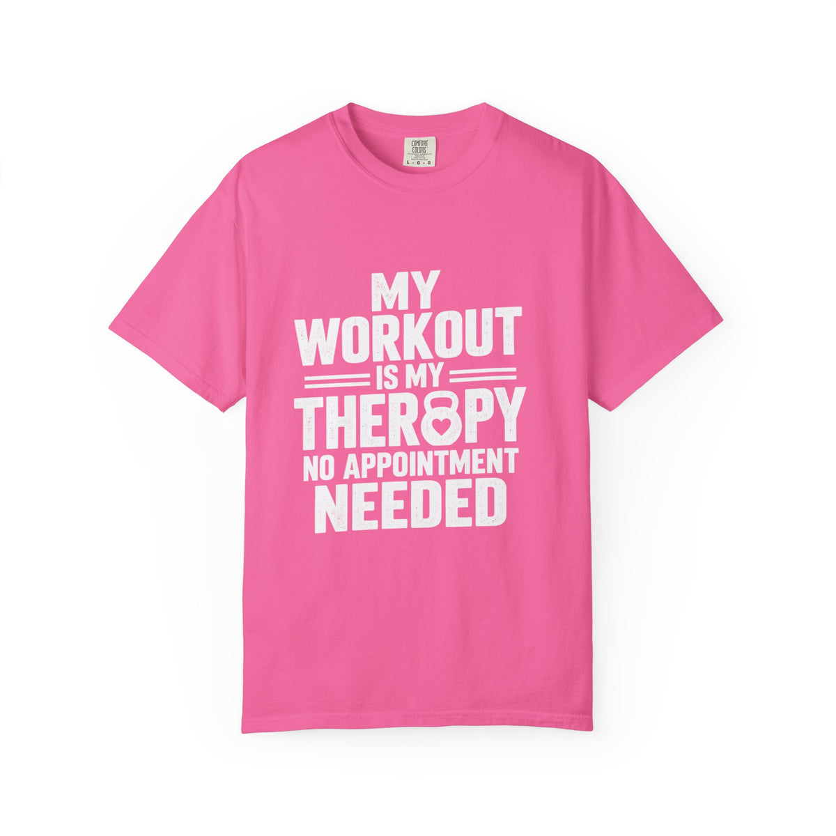 My Workout Is My Therapy Shirt, Funny Gym T-Shirt, Workout Humor Tee, Fitness Motivation Shirt