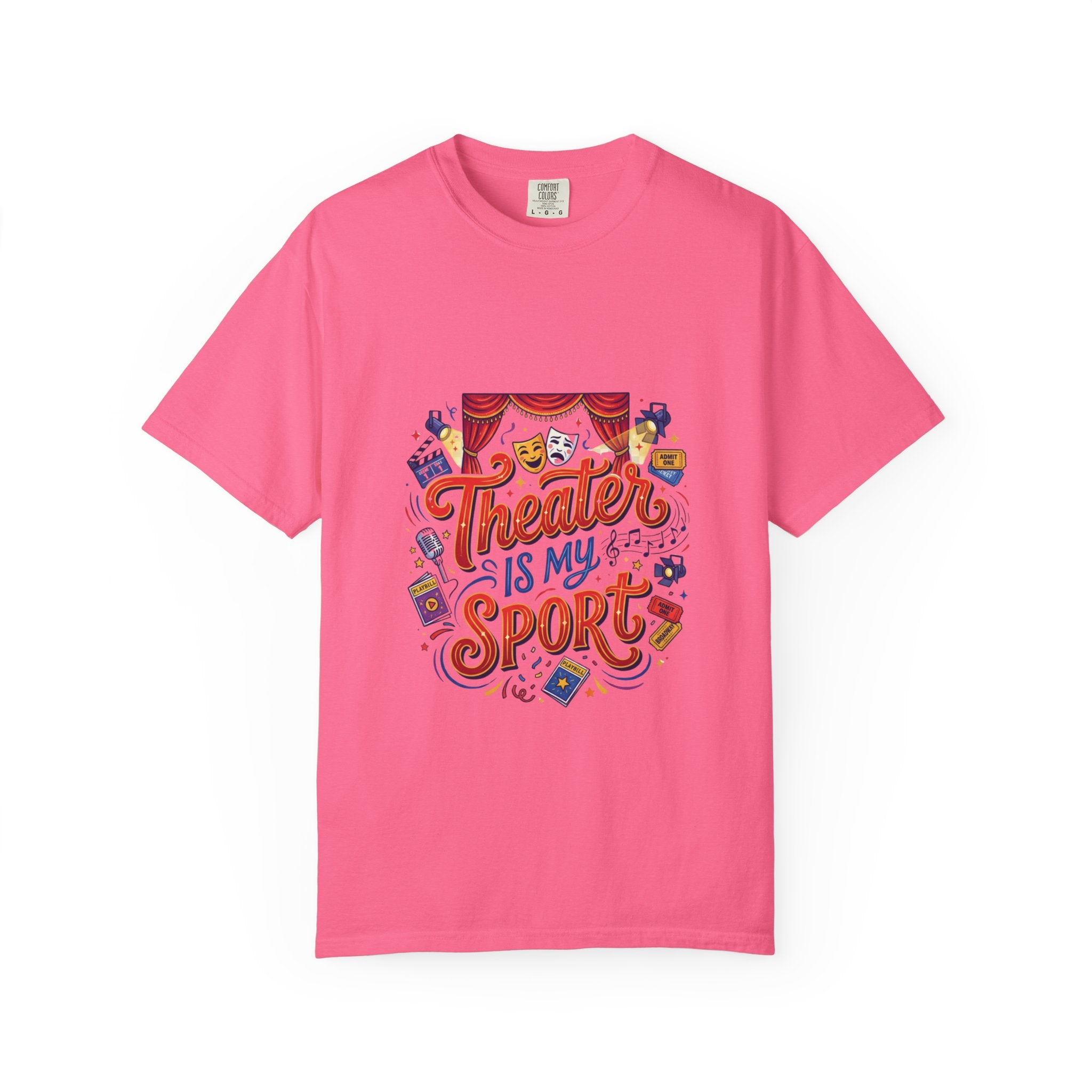 Theater Lover T-Shirt, Gift for Actors, Drama Club Shirt, Opening Night Tees, Theater Is My Sport Tee, Funny Drama Gift