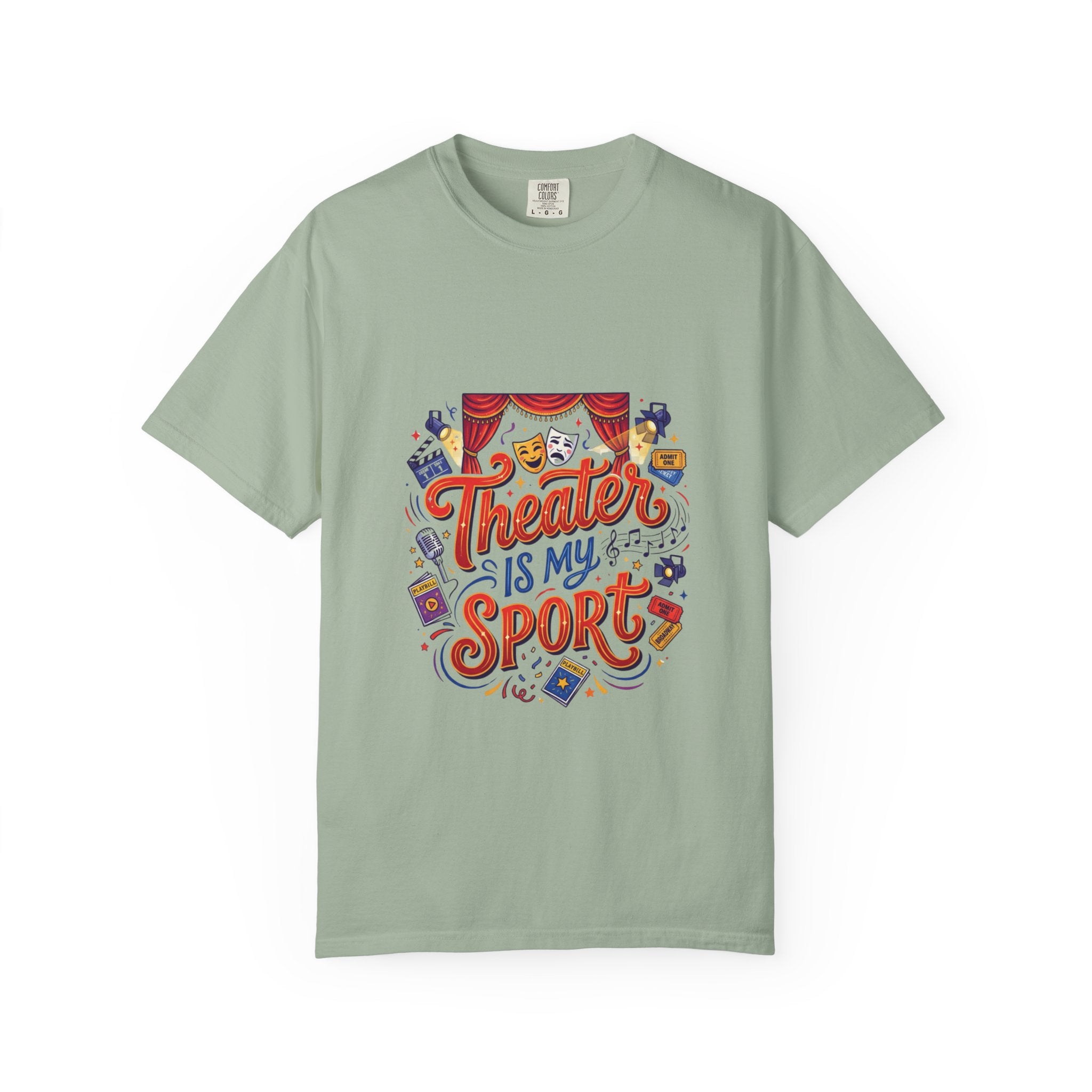 Theater Lover T-Shirt, Gift for Actors, Drama Club Shirt, Opening Night Tees, Theater Is My Sport Tee, Funny Drama Gift