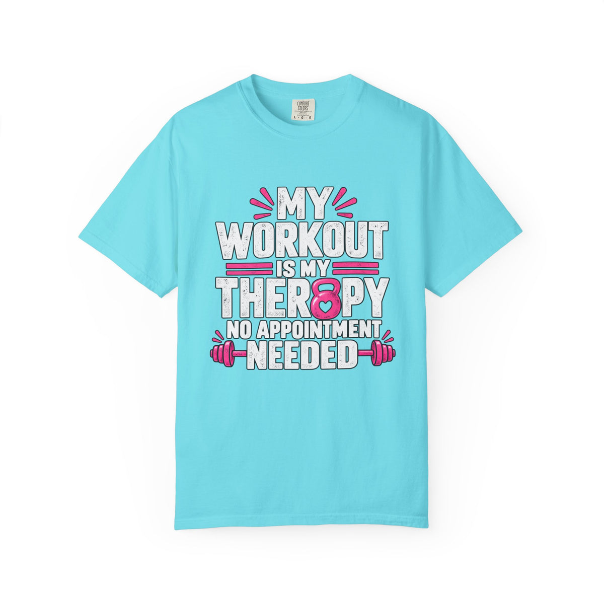 My Workout Is My Therapy Tee, Funny Fitness Shirt, Gym Motivation T-Shirt,  Workout Humor Gift