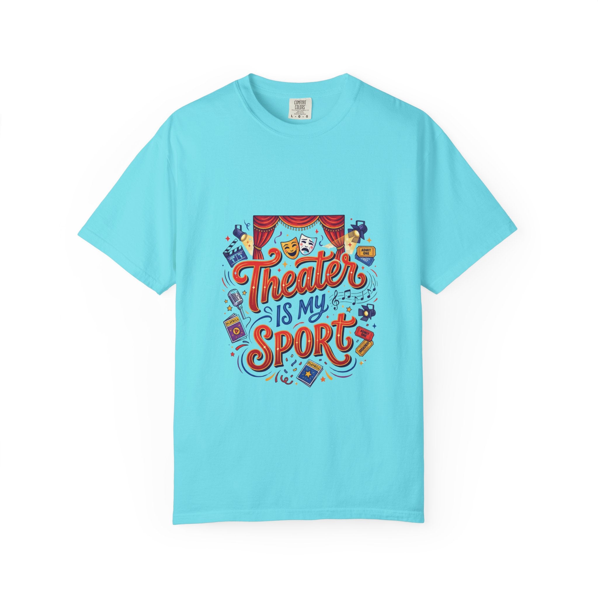 Theater Lover T-Shirt, Gift for Actors, Drama Club Shirt, Opening Night Tees, Theater Is My Sport Tee, Funny Drama Gift