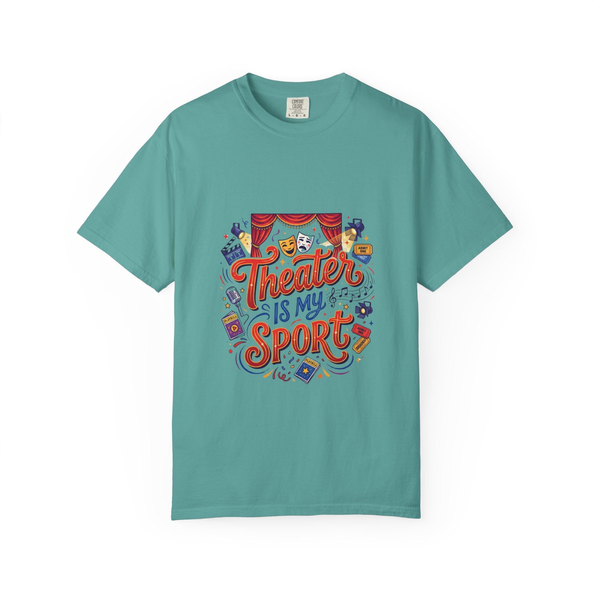 Theater Lover T-Shirt, Gift for Actors, Drama Club Shirt, Opening Night Tees, Theater Is My Sport Tee, Funny Drama Gift