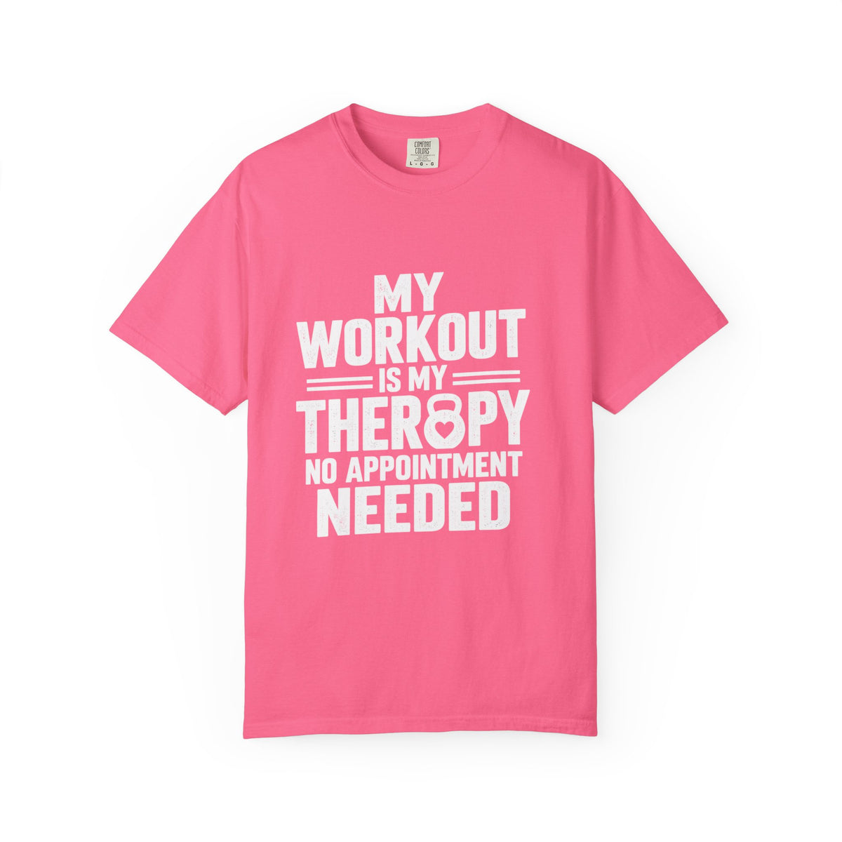 My Workout Is My Therapy Shirt, Funny Gym T-Shirt, Workout Humor Tee, Fitness Motivation Shirt