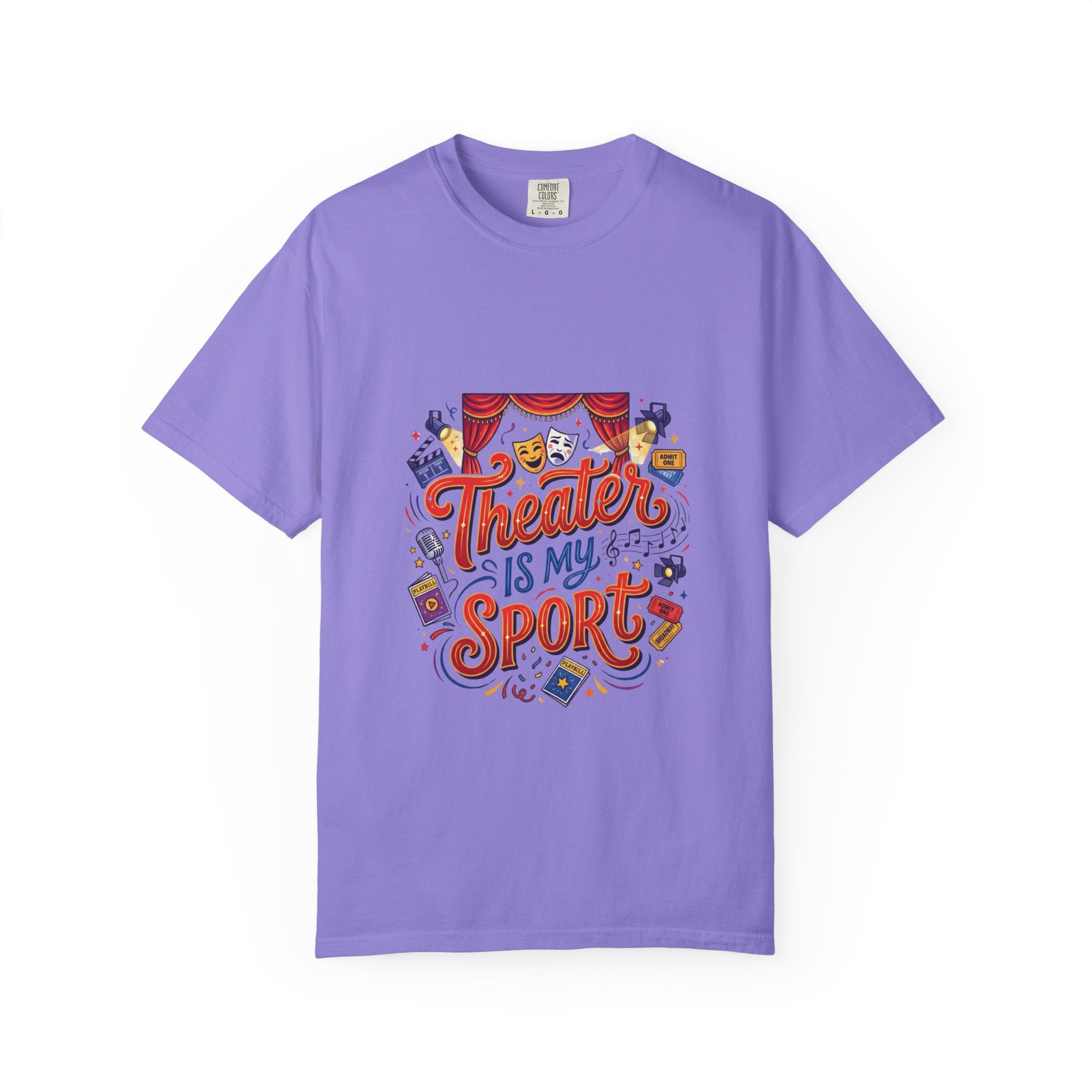 Theater Lover T-Shirt, Gift for Actors, Drama Club Shirt, Opening Night Tees, Theater Is My Sport Tee, Funny Drama Gift