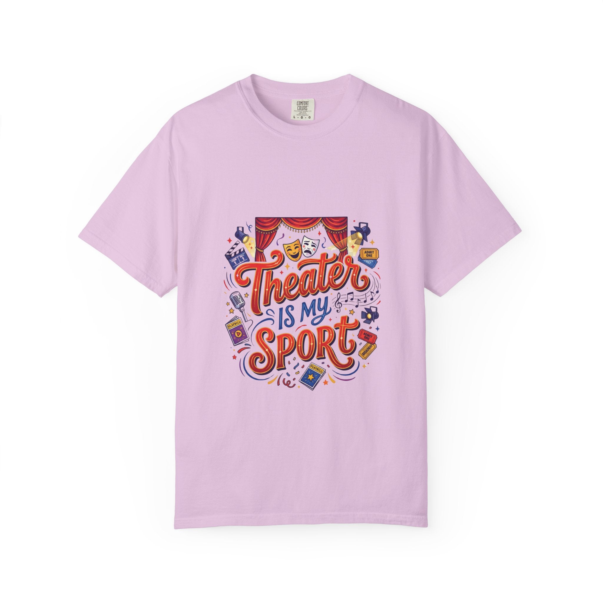 Theater Lover T-Shirt, Gift for Actors, Drama Club Shirt, Opening Night Tees, Theater Is My Sport Tee, Funny Drama Gift