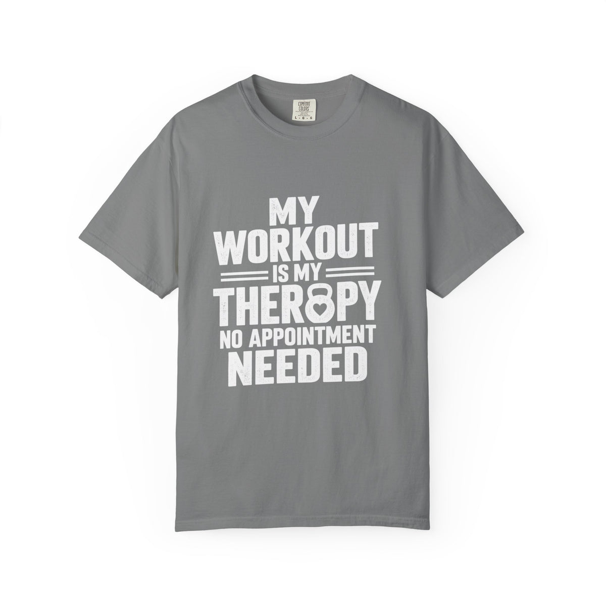 My Workout Is My Therapy Shirt, Funny Gym T-Shirt, Workout Humor Tee, Fitness Motivation Shirt
