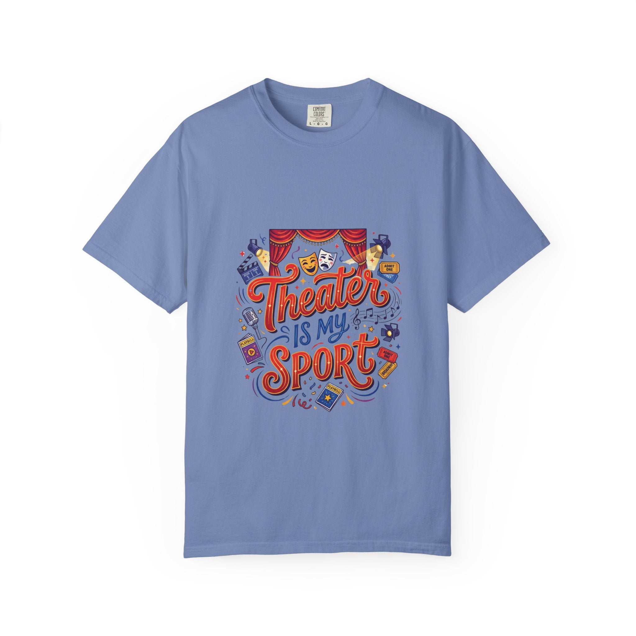 Theater Lover T-Shirt, Gift for Actors, Drama Club Shirt, Opening Night Tees, Theater Is My Sport Tee, Funny Drama Gift