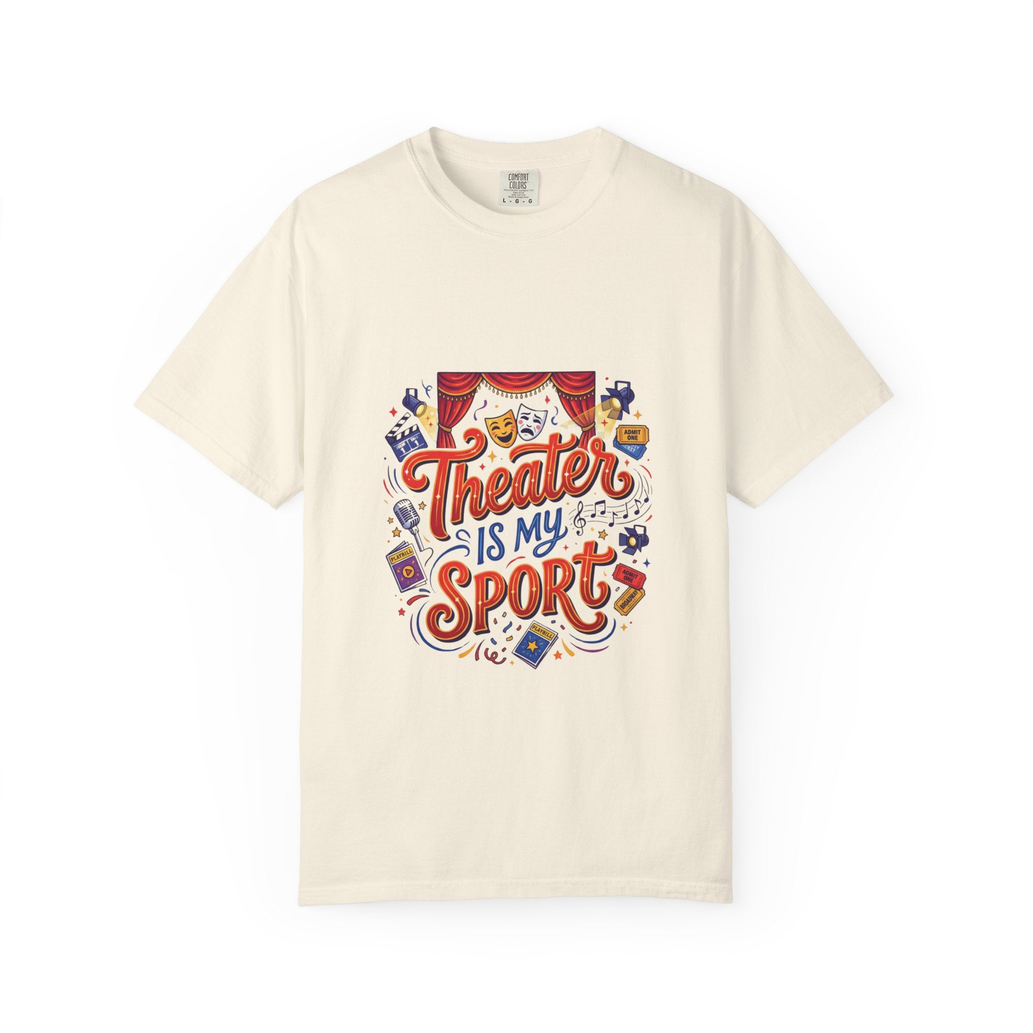 Theater Lover T-Shirt, Gift for Actors, Drama Club Shirt, Opening Night Tees, Theater Is My Sport Tee, Funny Drama Gift