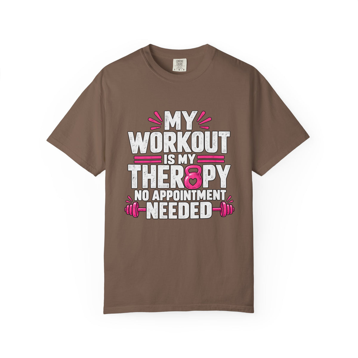 My Workout Is My Therapy Tee, Funny Fitness Shirt, Gym Motivation T-Shirt,  Workout Humor Gift