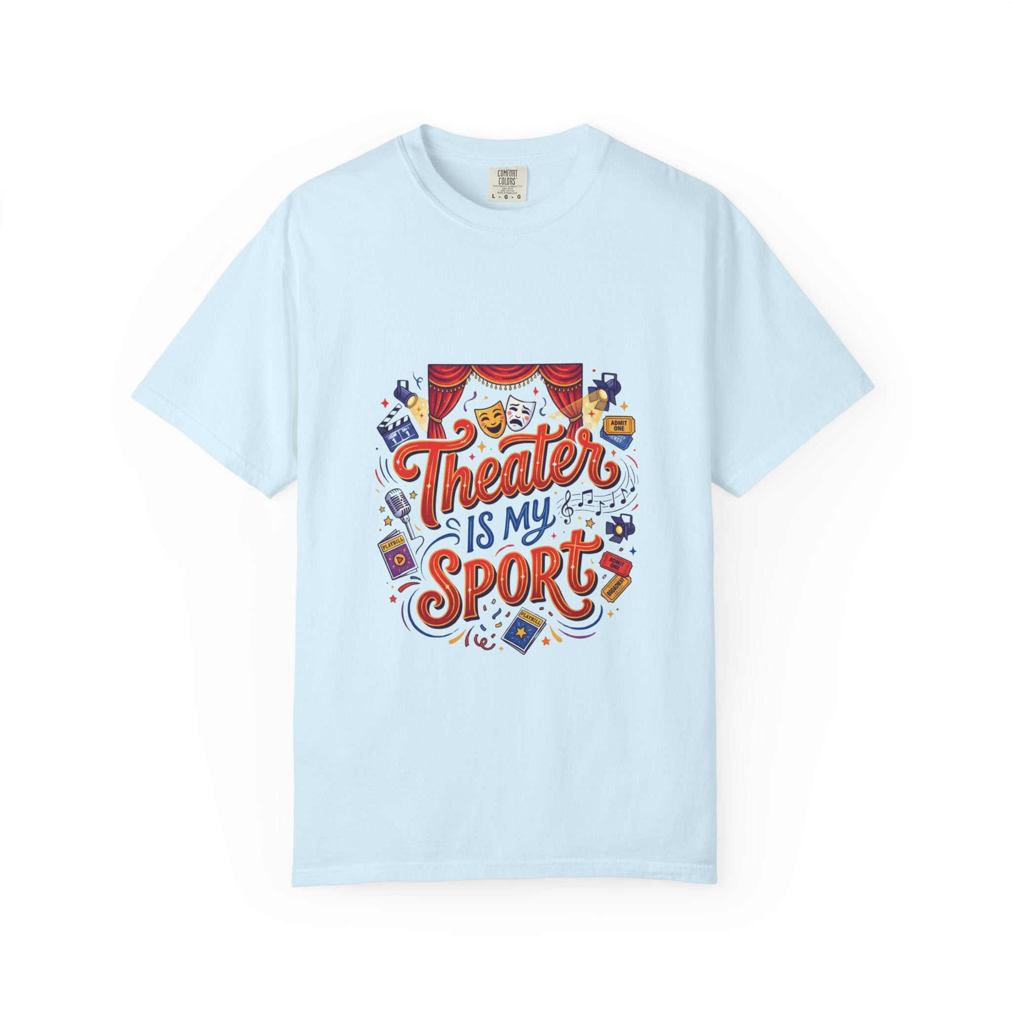 Theater Lover T-Shirt, Gift for Actors, Drama Club Shirt, Opening Night Tees, Theater Is My Sport Tee, Funny Drama Gift