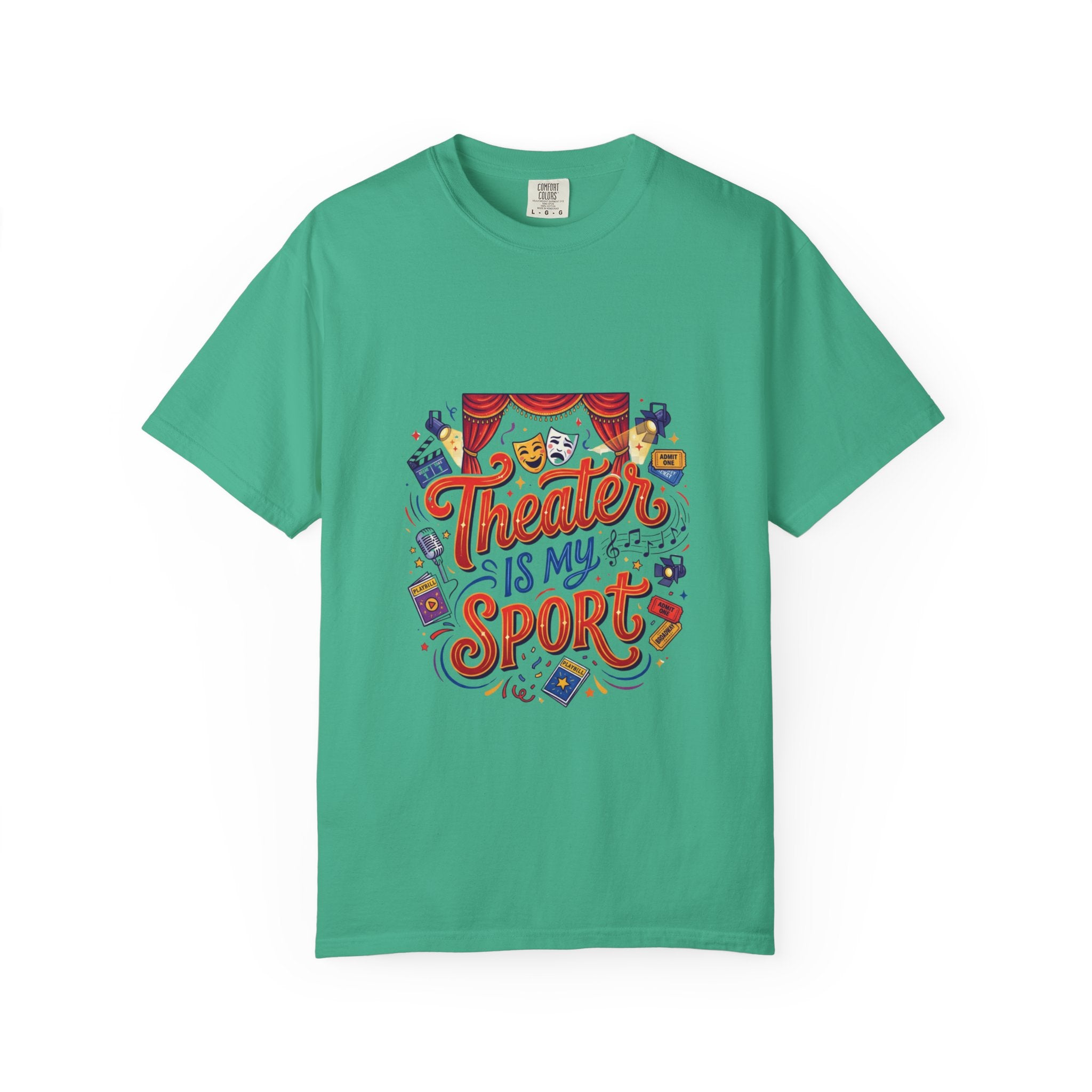 Theater Lover T-Shirt, Gift for Actors, Drama Club Shirt, Opening Night Tees, Theater Is My Sport Tee, Funny Drama Gift