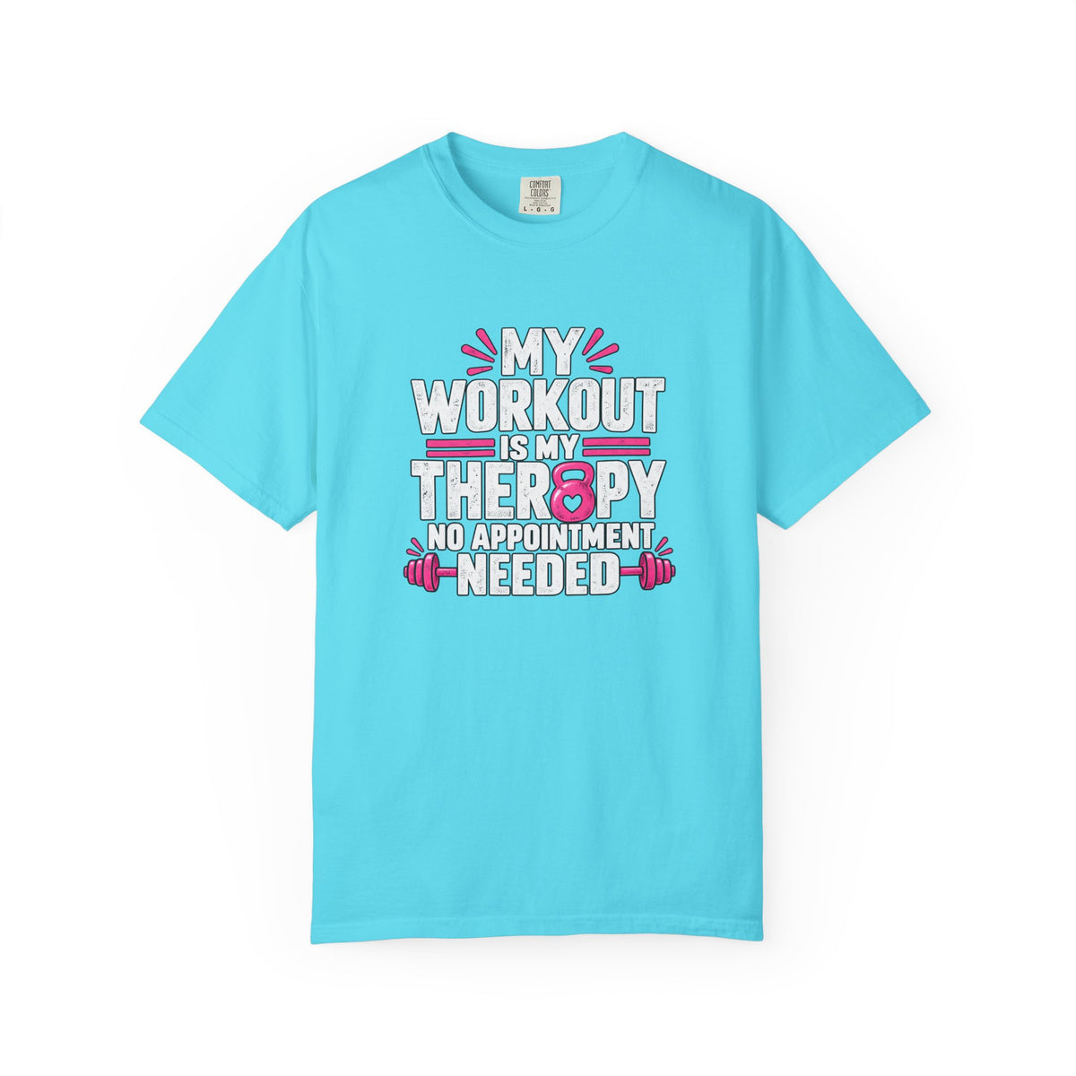 My Workout Is My Therapy Tee, Funny Fitness Shirt, Gym Motivation T-Shirt,  Workout Humor Gift