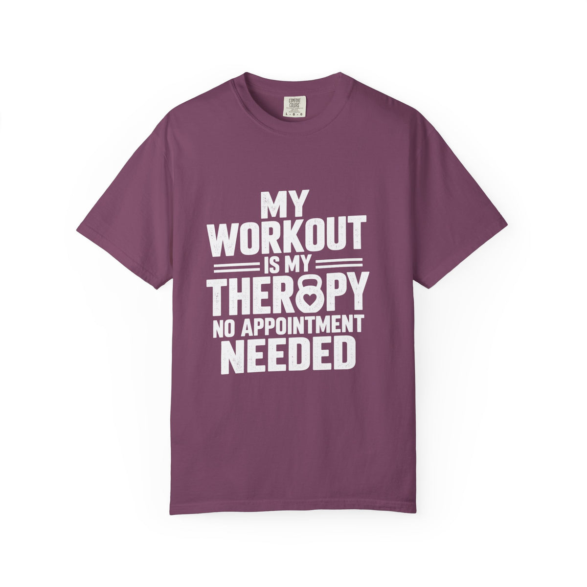 My Workout Is My Therapy Shirt, Funny Gym T-Shirt, Workout Humor Tee, Fitness Motivation Shirt