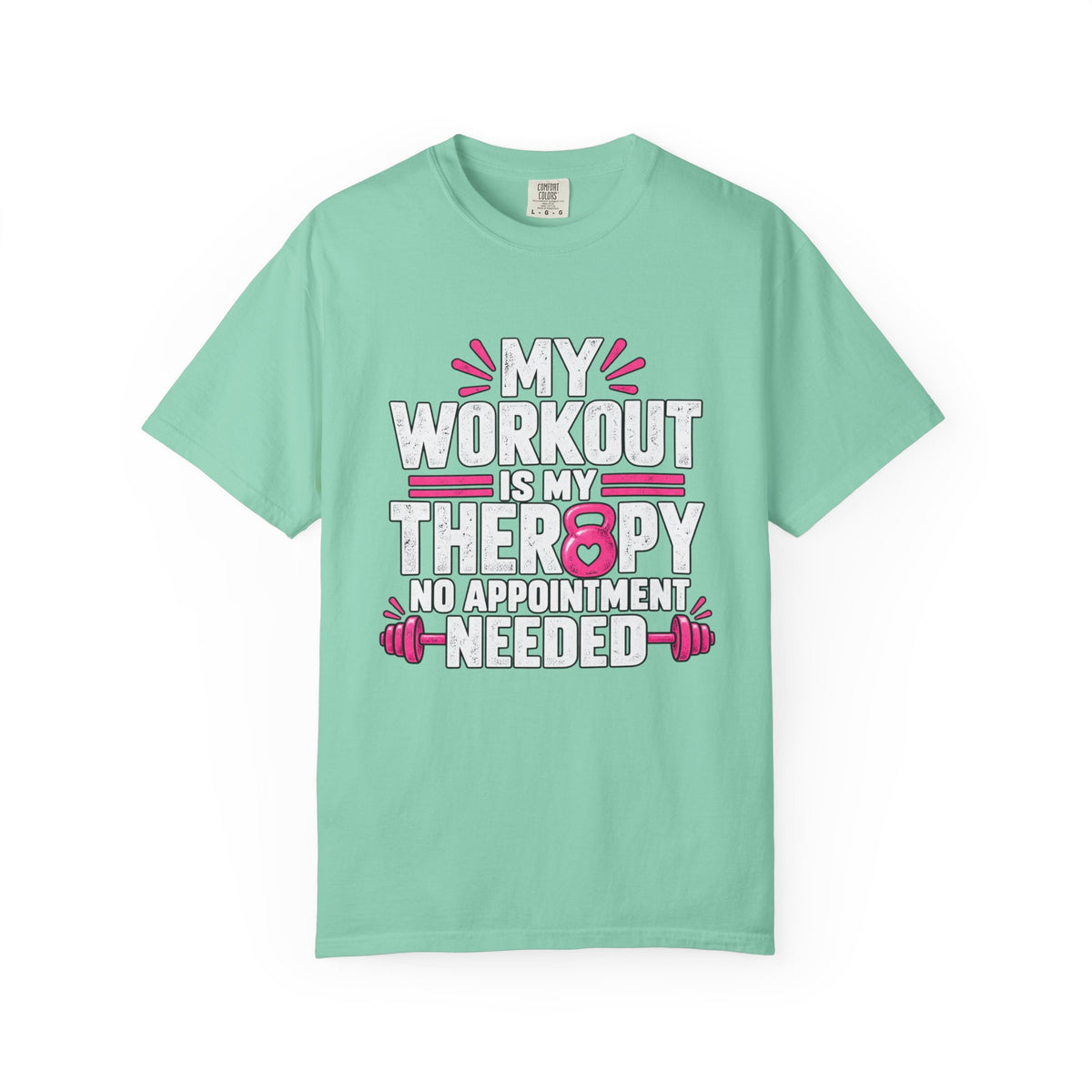 My Workout Is My Therapy Tee, Funny Fitness Shirt, Gym Motivation T-Shirt,  Workout Humor Gift