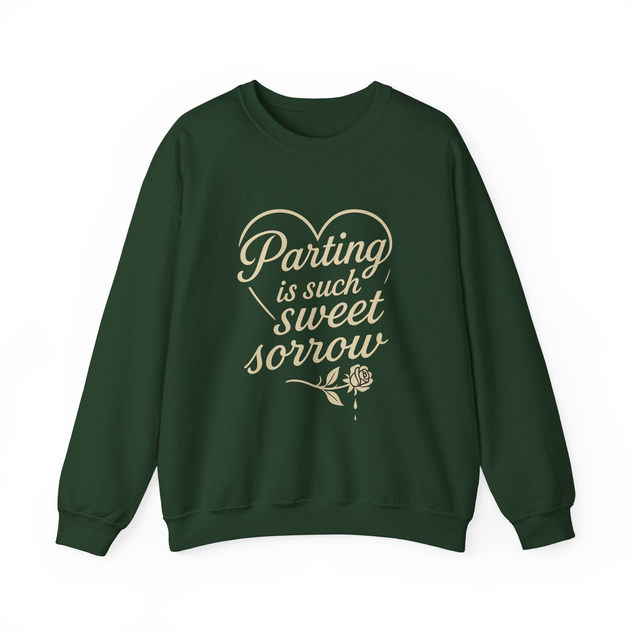Parting Is Such Sweet Sorrow Sweatshirt, Shakespeare Quote Pullover, Cozy Literary Gift for Her, Unisex Romantic Theater Clothing