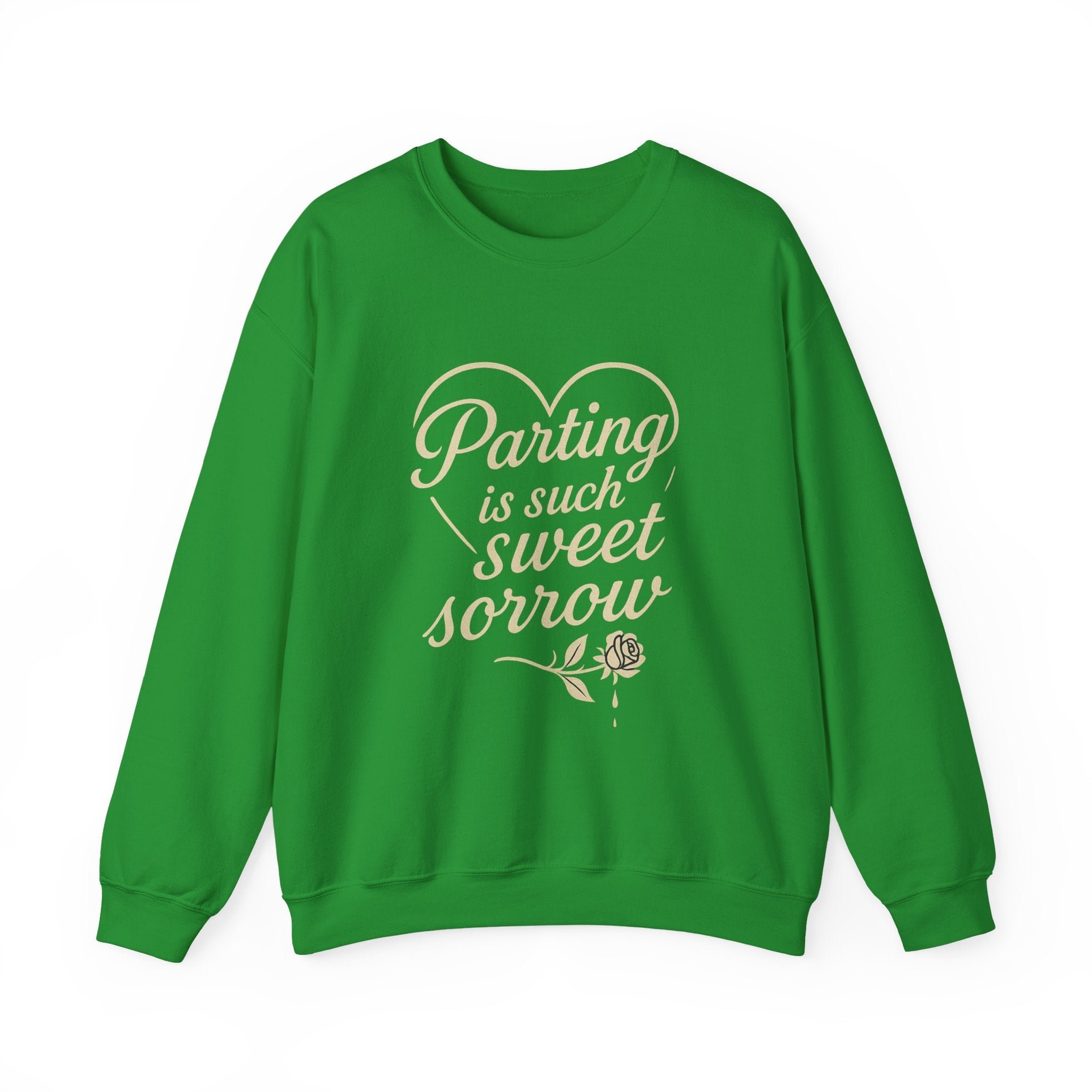 Parting Is Such Sweet Sorrow Sweatshirt, Shakespeare Quote Pullover, Cozy Literary Gift for Her, Unisex Romantic Theater Clothing