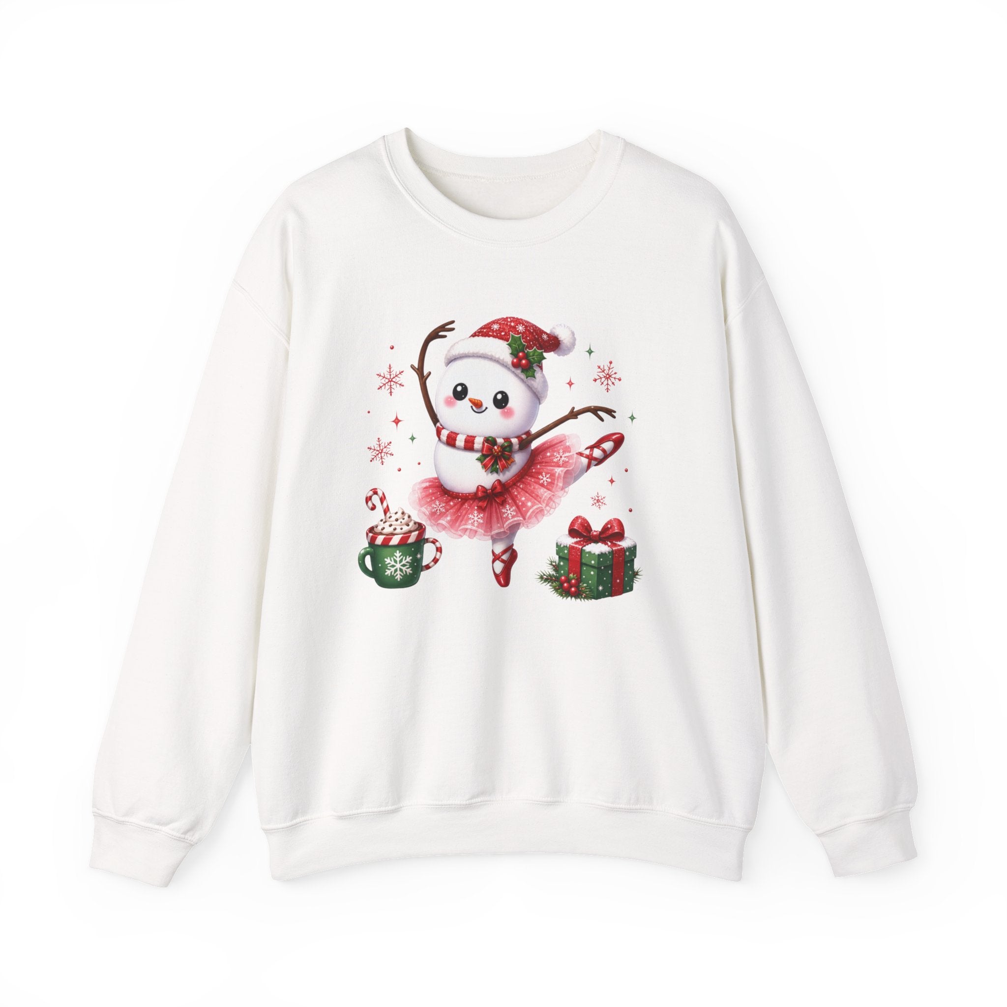 Ballet Snowman Christmas Shirt | Ballerina Snowman Sweatshirt | Dance Lover Christmas Gift | Holiday Ballet Tee