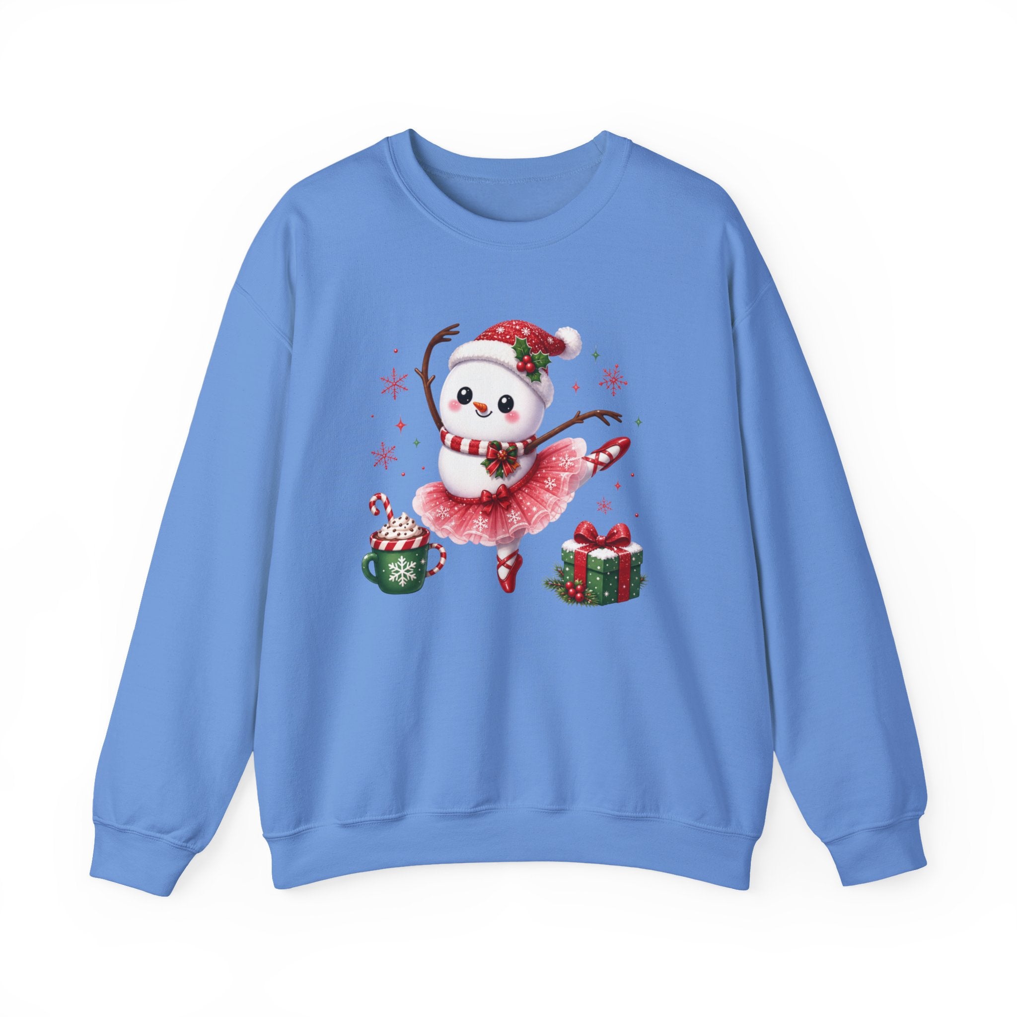 Ballet Snowman Christmas Shirt | Ballerina Snowman Sweatshirt | Dance Lover Christmas Gift | Holiday Ballet Tee