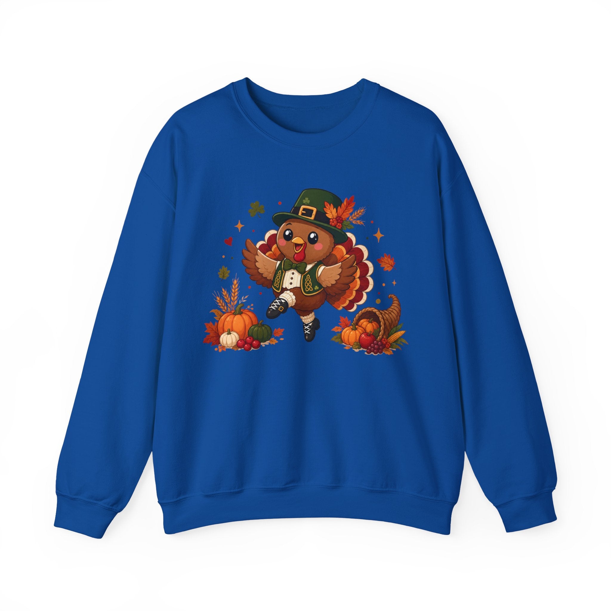 Irish Dancer Thanksgiving Sweatshirt, Dancing Turkey Crewneck, Fall Irish Dance Gift, Thanksgiving Sweater