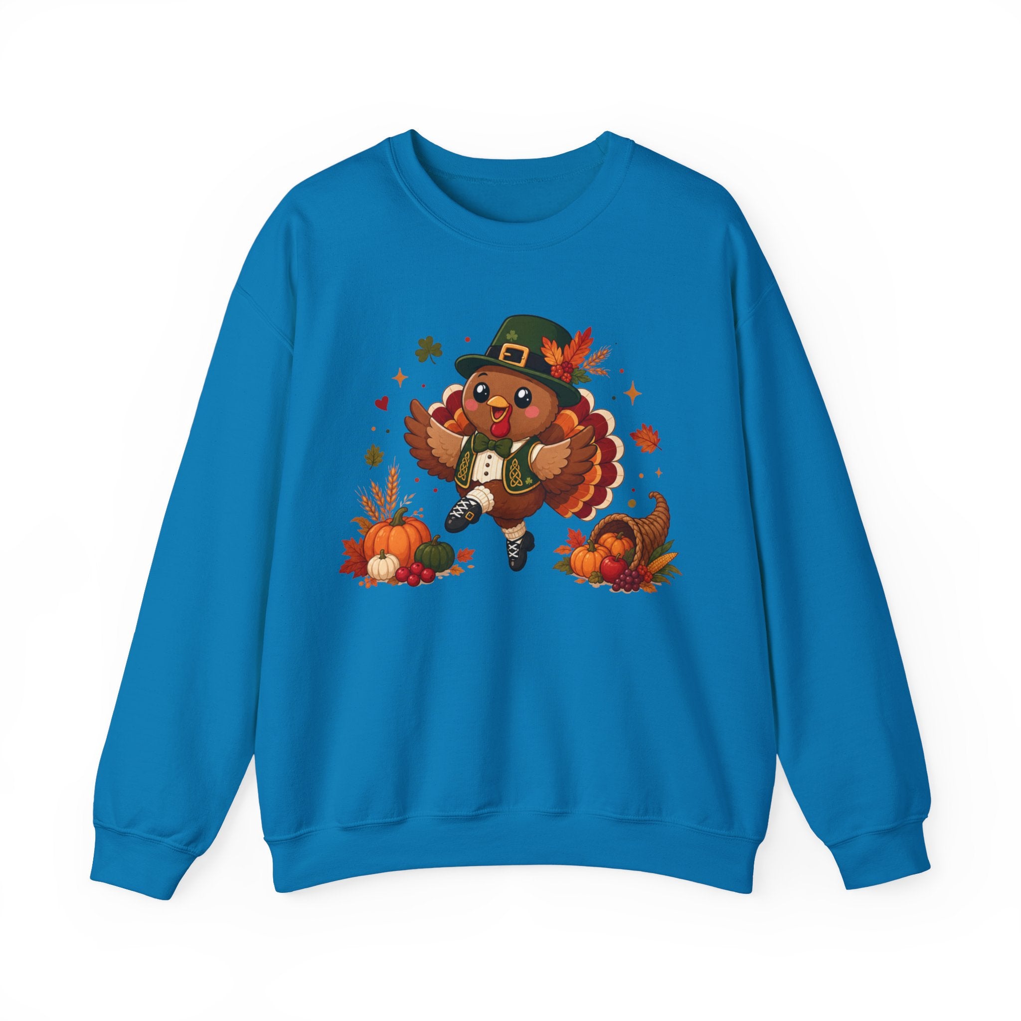 Irish Dancer Thanksgiving Sweatshirt, Dancing Turkey Crewneck, Fall Irish Dance Gift, Thanksgiving Sweater