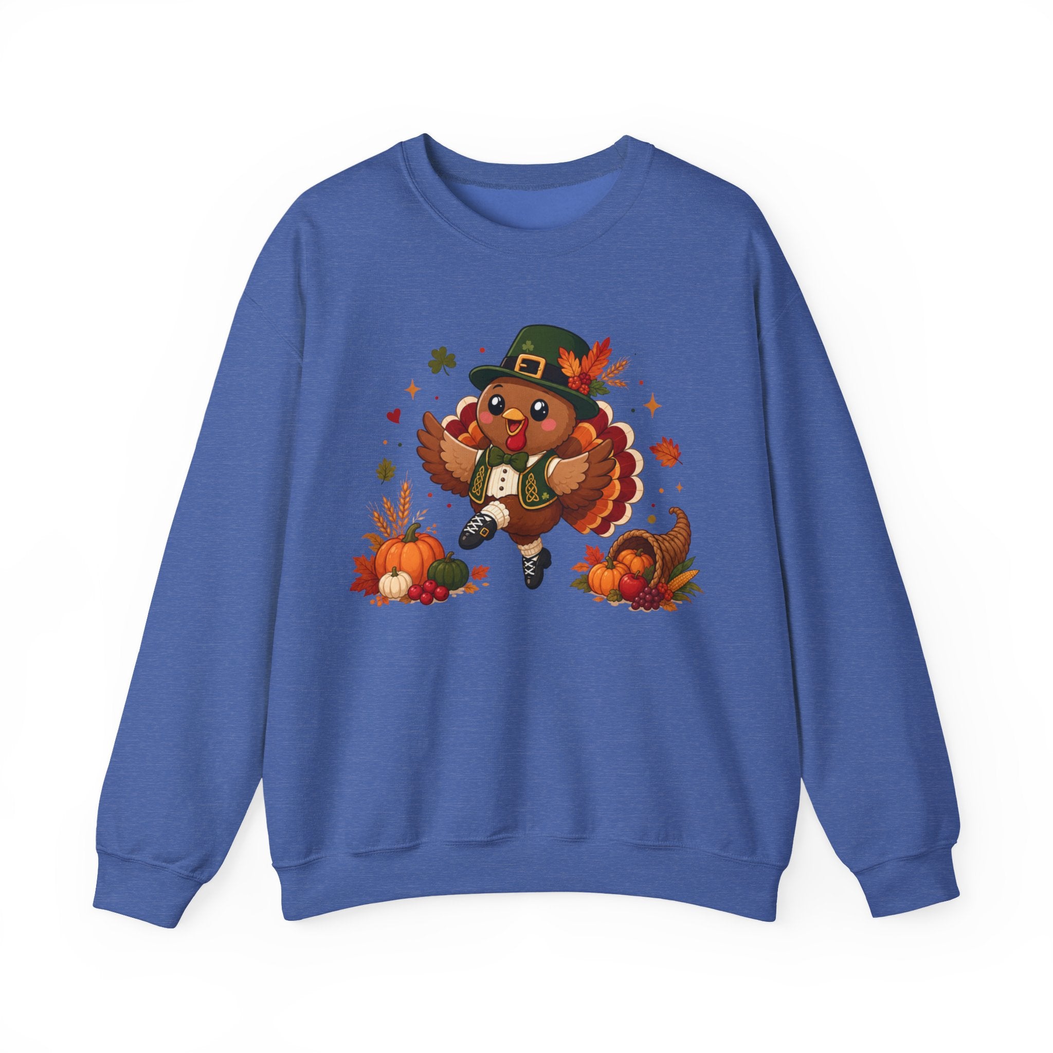 Irish Dancer Thanksgiving Sweatshirt, Dancing Turkey Crewneck, Fall Irish Dance Gift, Thanksgiving Sweater