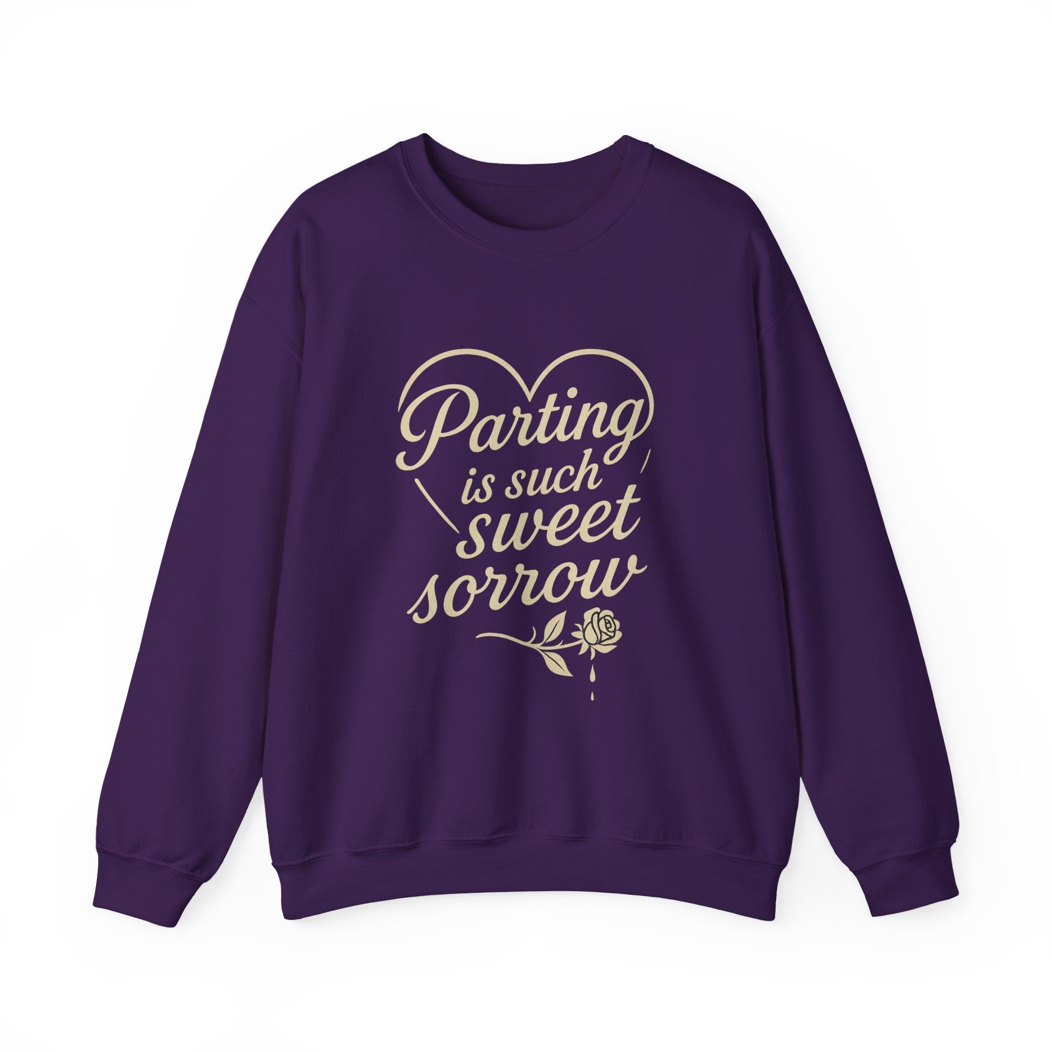 Parting Is Such Sweet Sorrow Sweatshirt, Shakespeare Quote Pullover, Cozy Literary Gift for Her, Unisex Romantic Theater Clothing