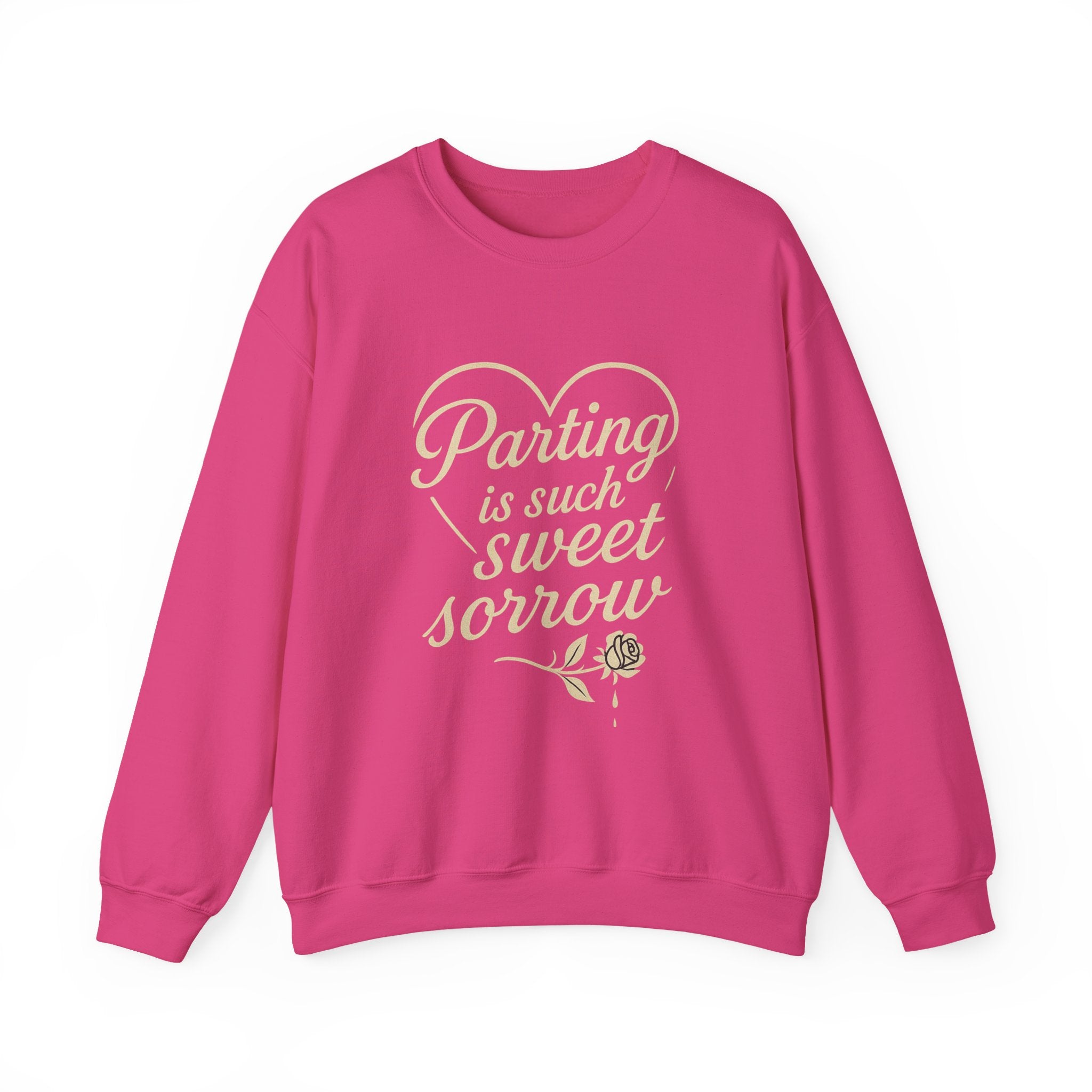 Parting Is Such Sweet Sorrow Sweatshirt, Shakespeare Quote Pullover, Cozy Literary Gift for Her, Unisex Romantic Theater Clothing