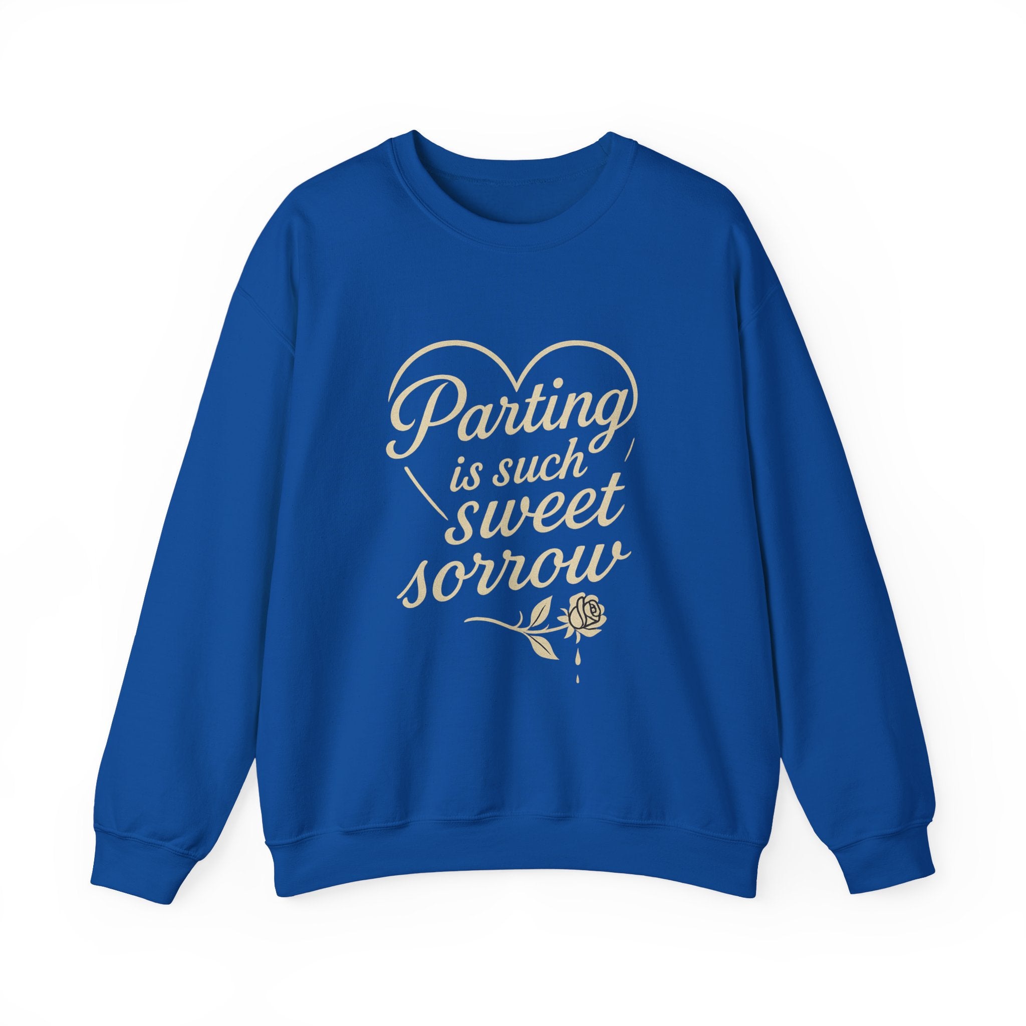 Parting Is Such Sweet Sorrow Sweatshirt, Shakespeare Quote Pullover, Cozy Literary Gift for Her, Unisex Romantic Theater Clothing