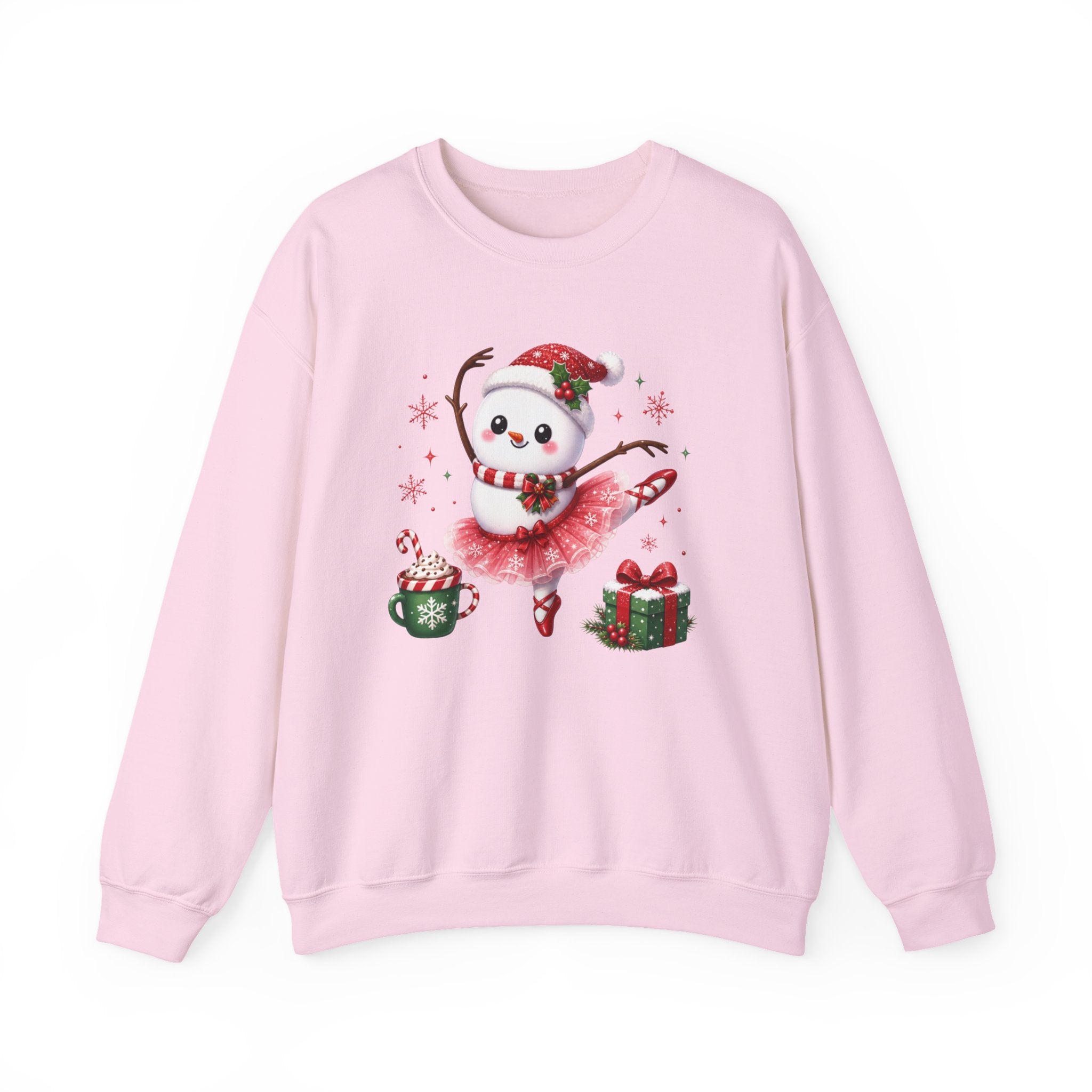 Ballet Snowman Christmas Shirt | Ballerina Snowman Sweatshirt | Dance Lover Christmas Gift | Holiday Ballet Tee