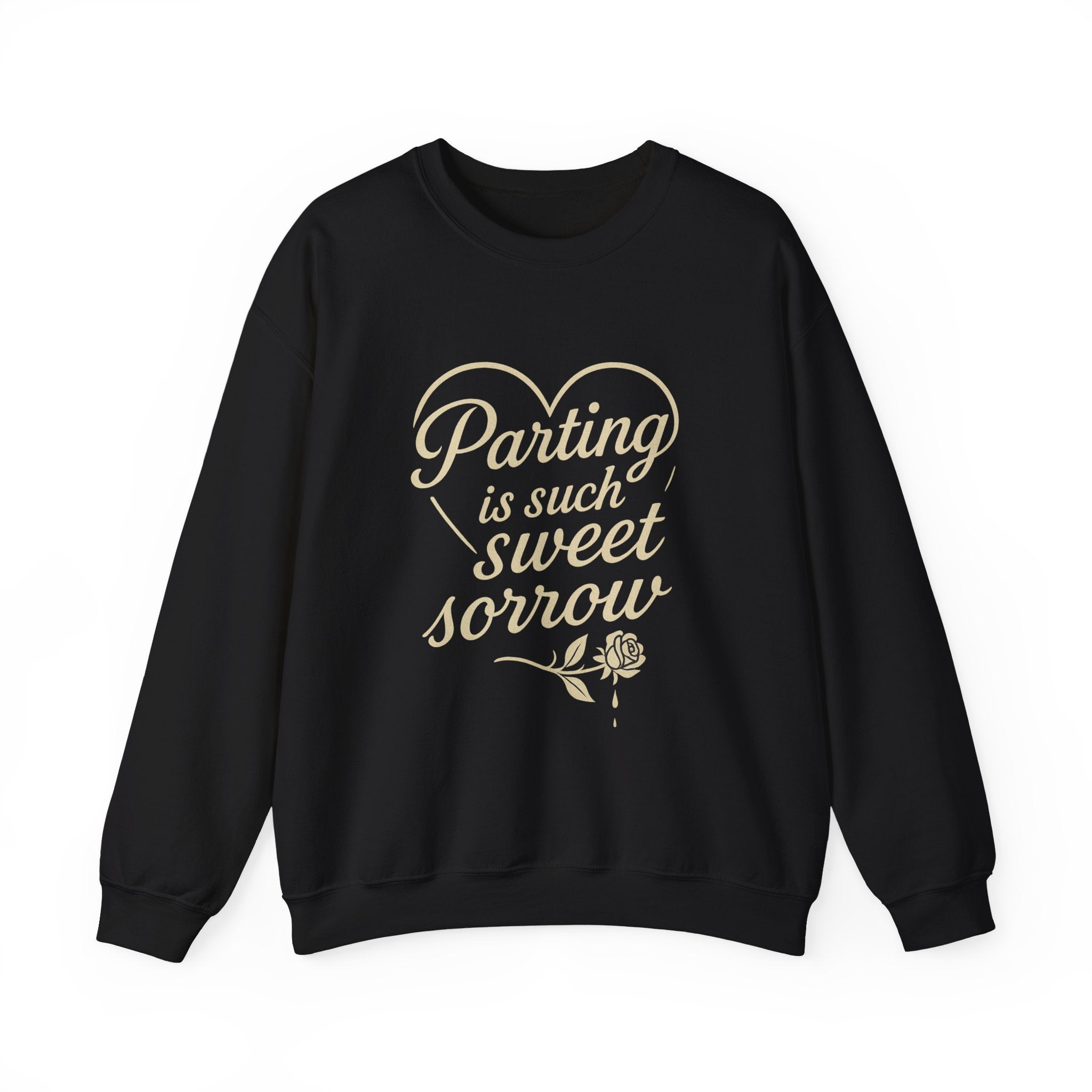 Parting Is Such Sweet Sorrow Sweatshirt, Shakespeare Quote Pullover, Cozy Literary Gift for Her, Unisex Romantic Theater Clothing