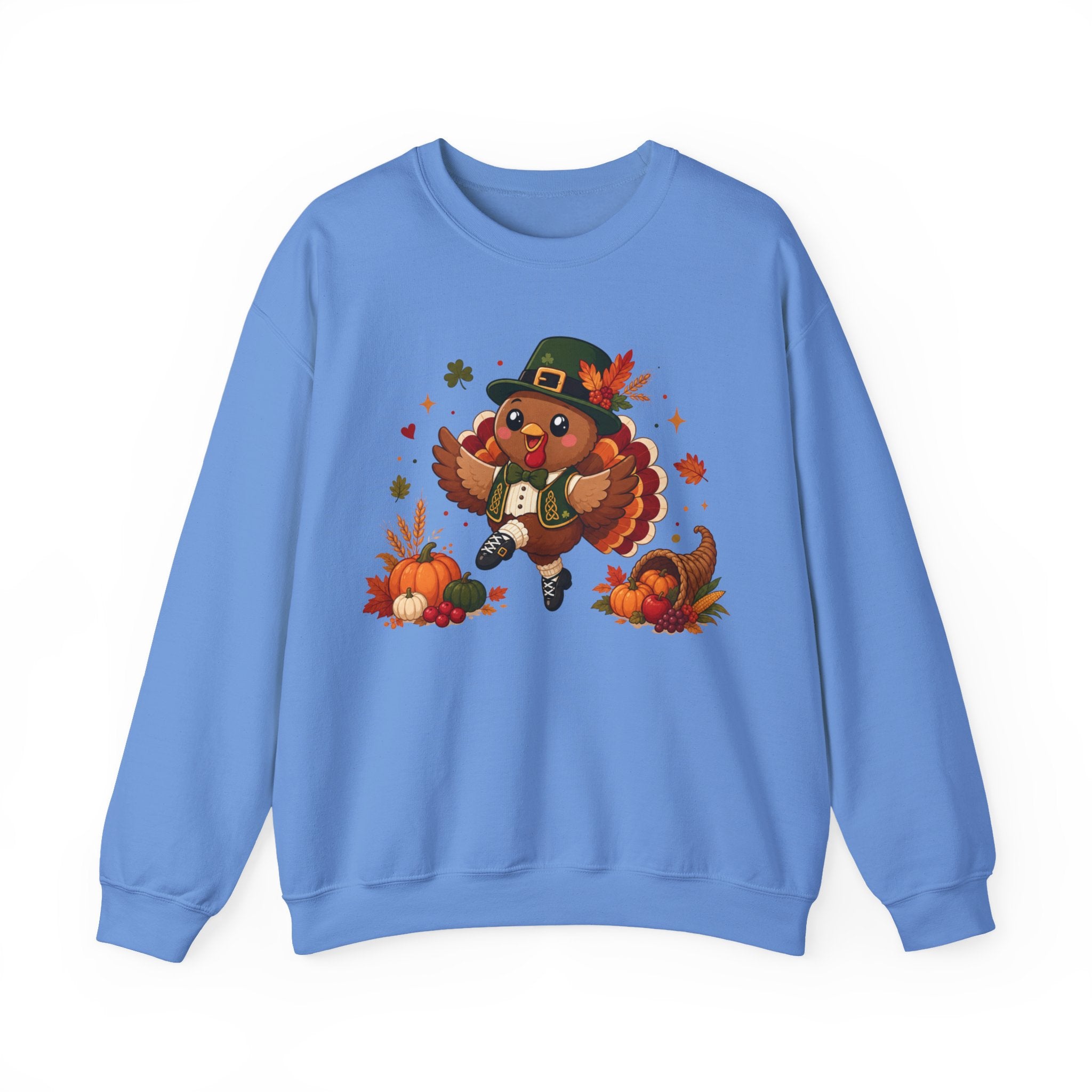 Irish Dancer Thanksgiving Sweatshirt, Dancing Turkey Crewneck, Fall Irish Dance Gift, Thanksgiving Sweater
