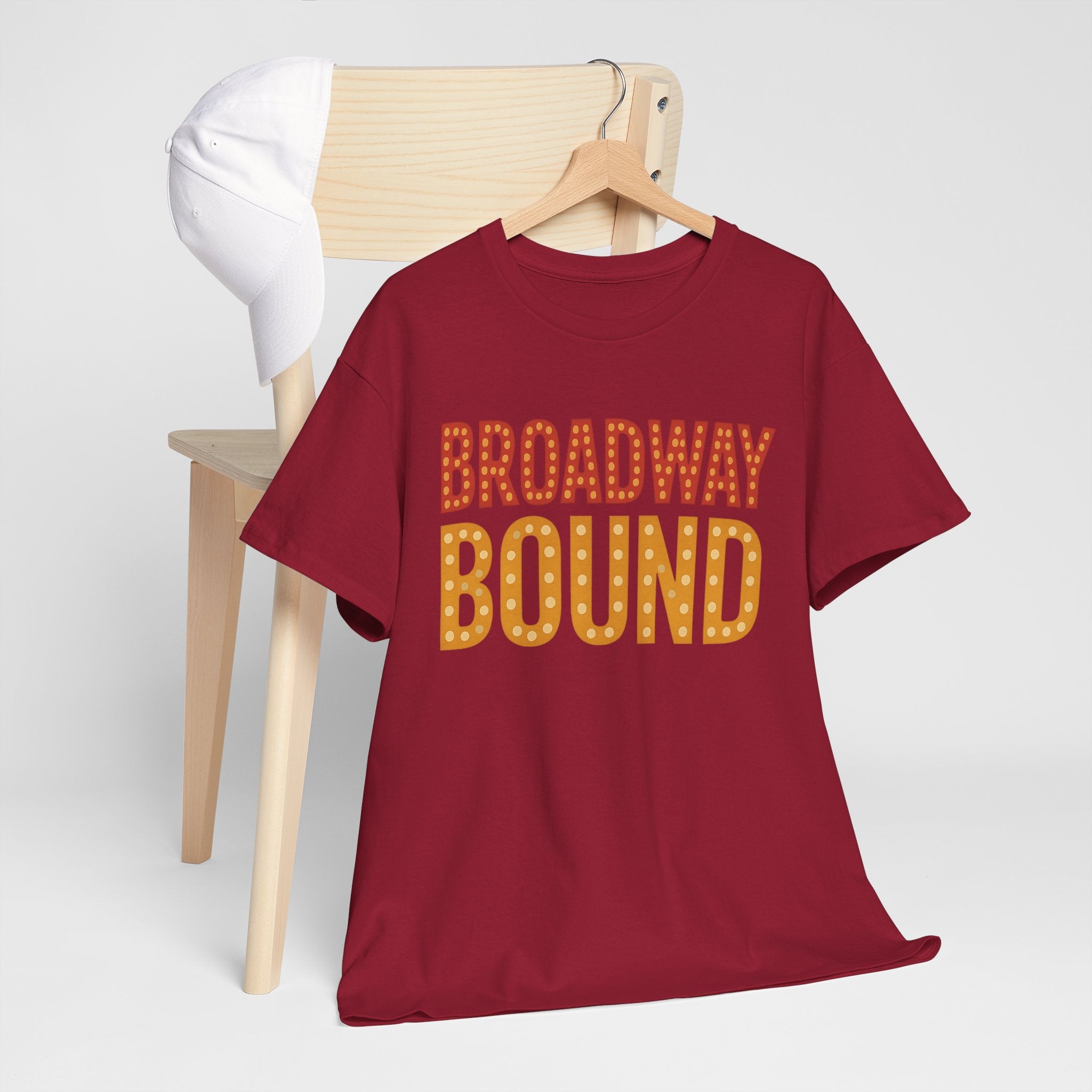 Broadway Bound T-Shirt – Musical Theatre Shirt, Opening Night Gift, Theatre Kid Gift, Actor Rehearsal Shirt, Broadway Lover Top
