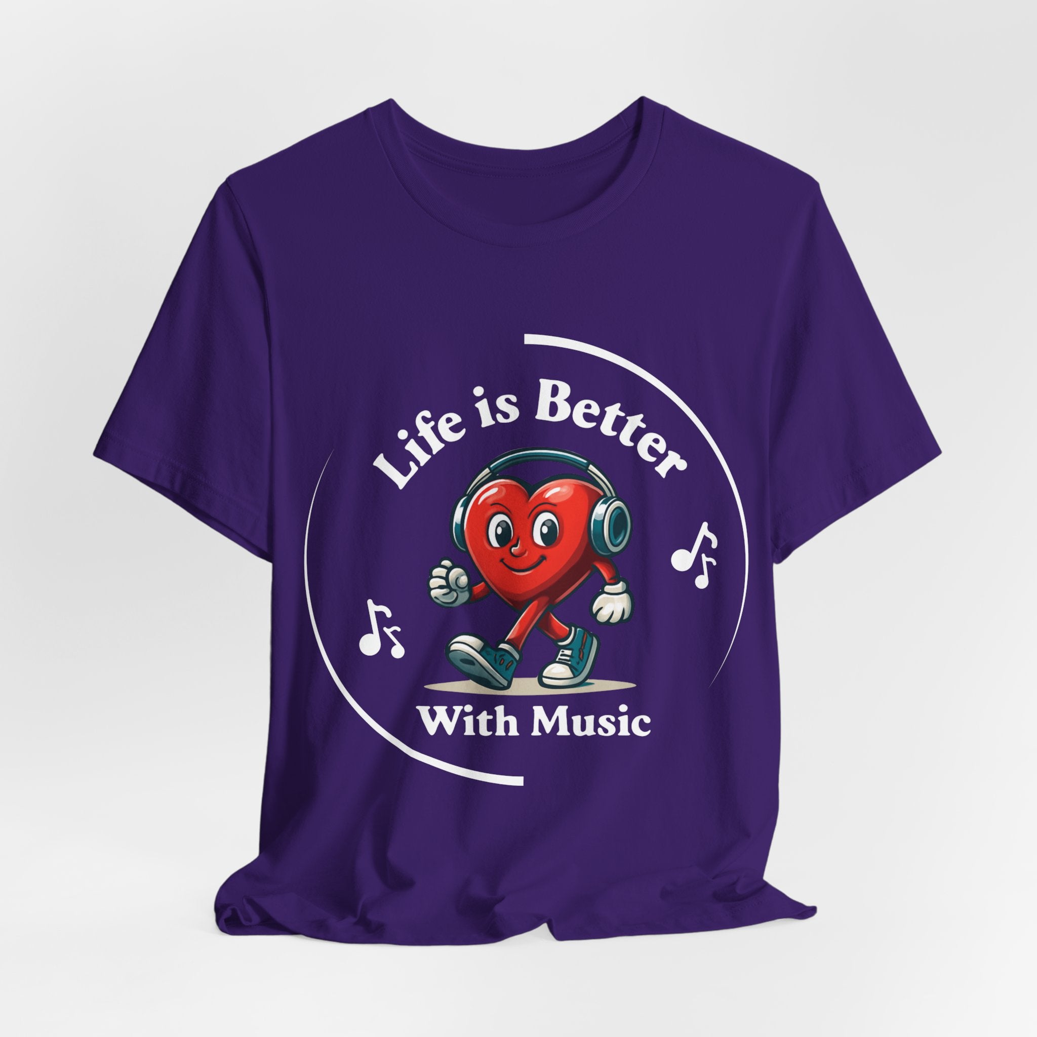 Life Is Better With Music T-Shirt – Fun Graphic Tee for Music Lovers & Concert Fans