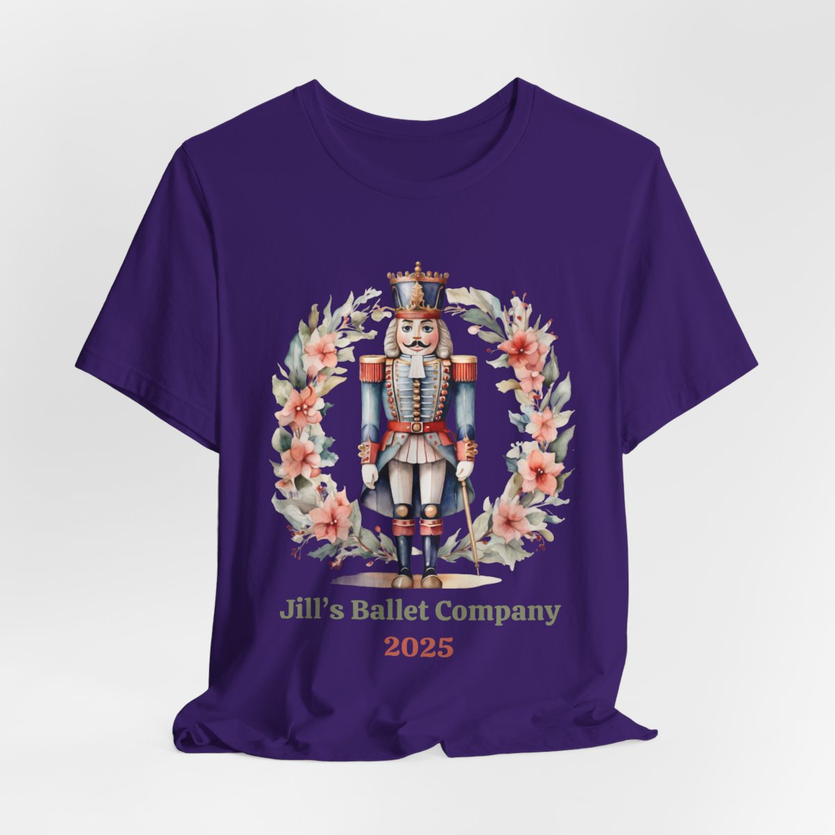 Personalized Nutcracker Ballet Tee, Company Name and Year, Christmas Dance Gift, Ballet Company Performance Shirt, 2 Sided Print